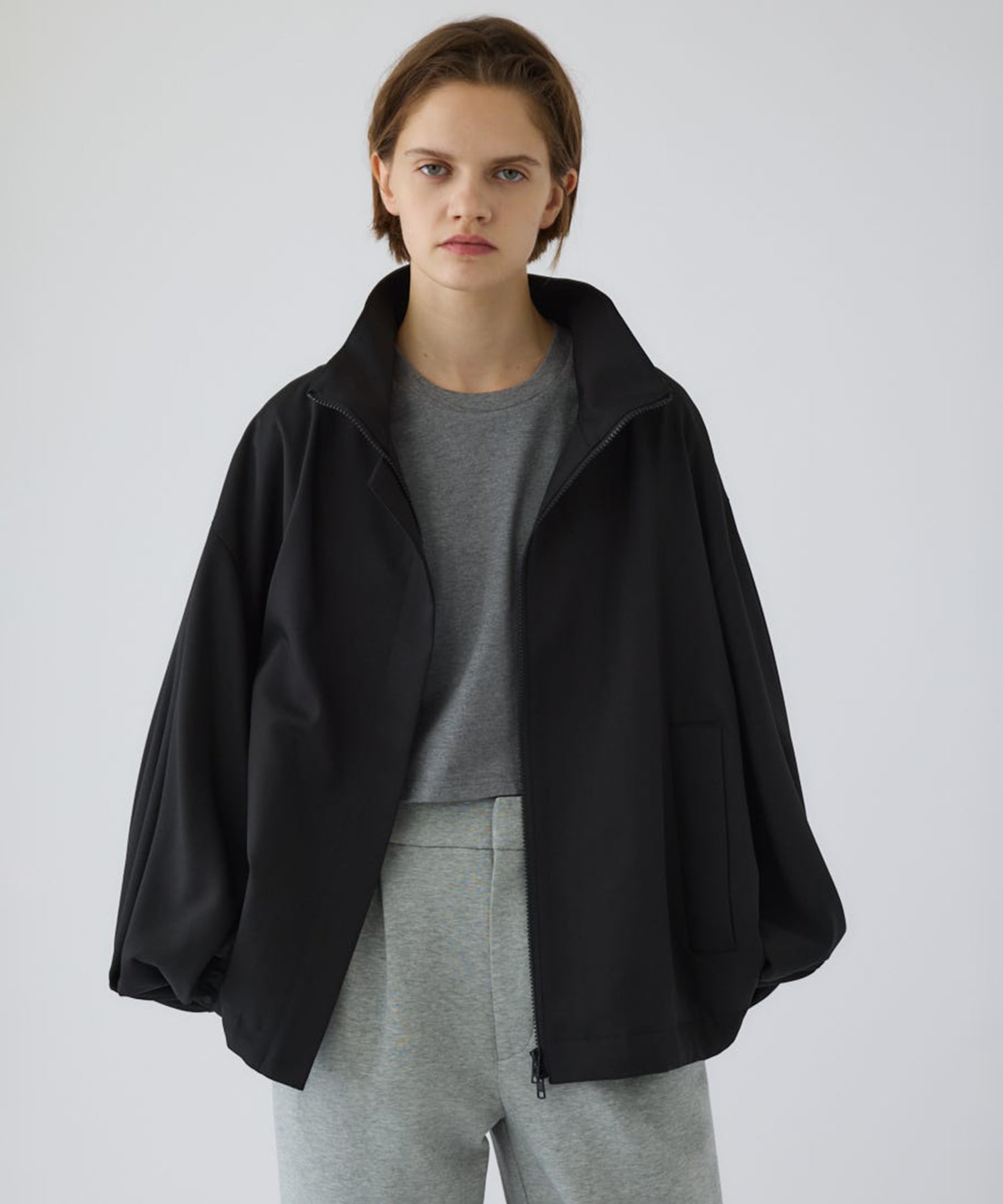 Stand collar tuck sleeve BZ RIM.ARK