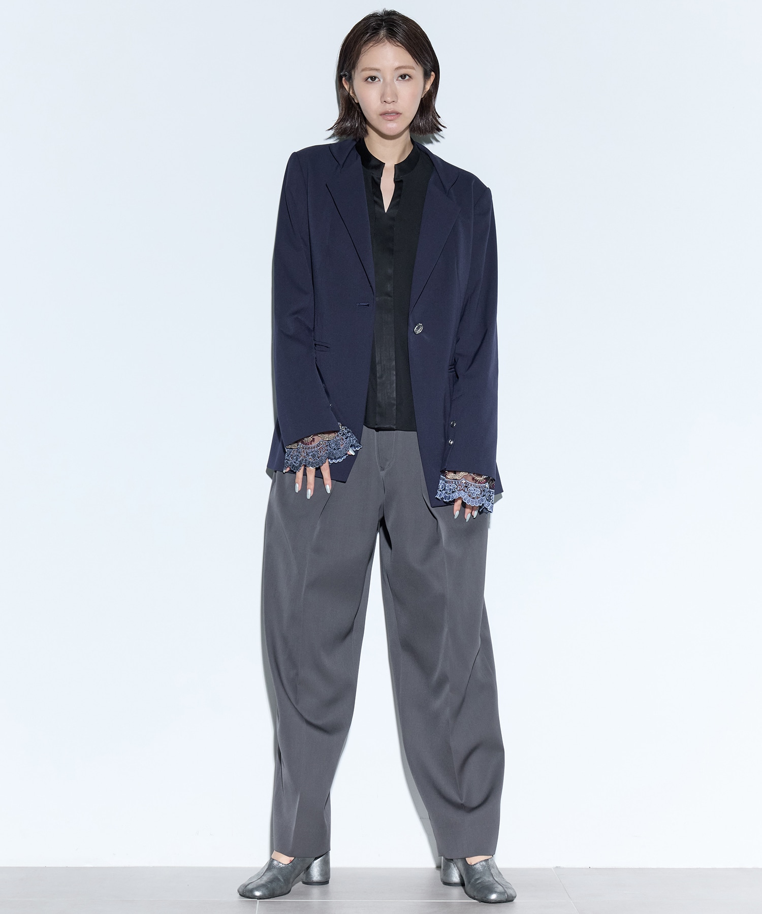 Slit sleeve lace jacket MURRAL