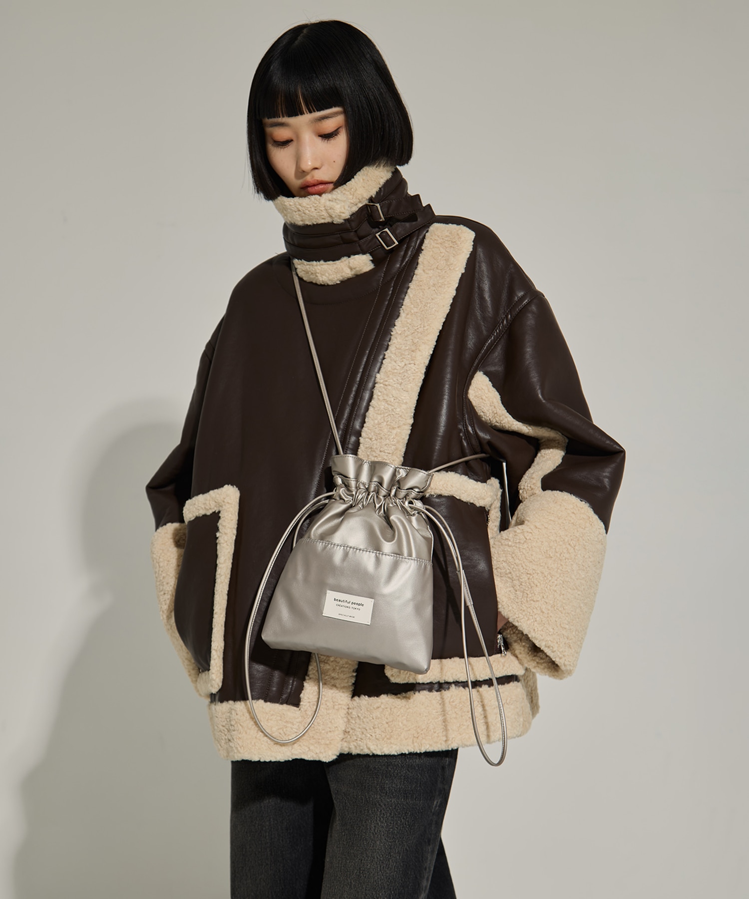 別注2wayショルダー巾着バッグ beautiful people