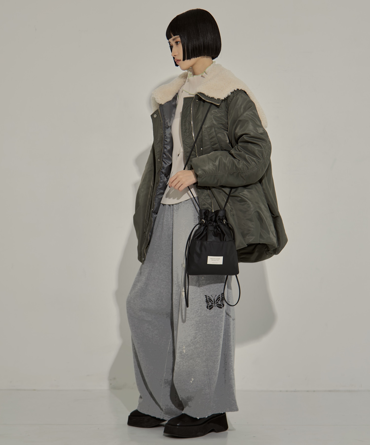 別注2wayショルダー巾着バッグ beautiful people