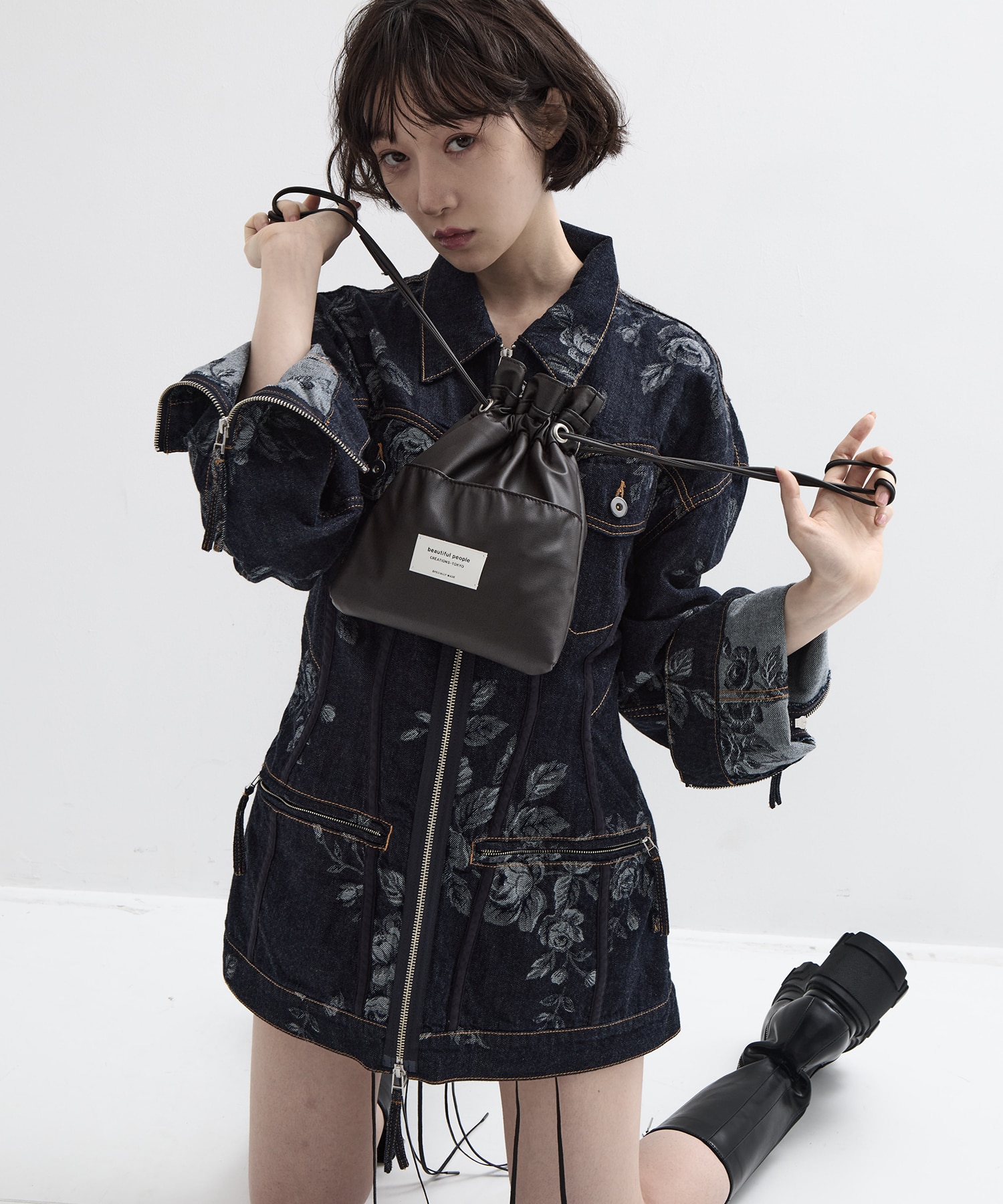 別注2wayショルダー巾着バッグ beautiful people