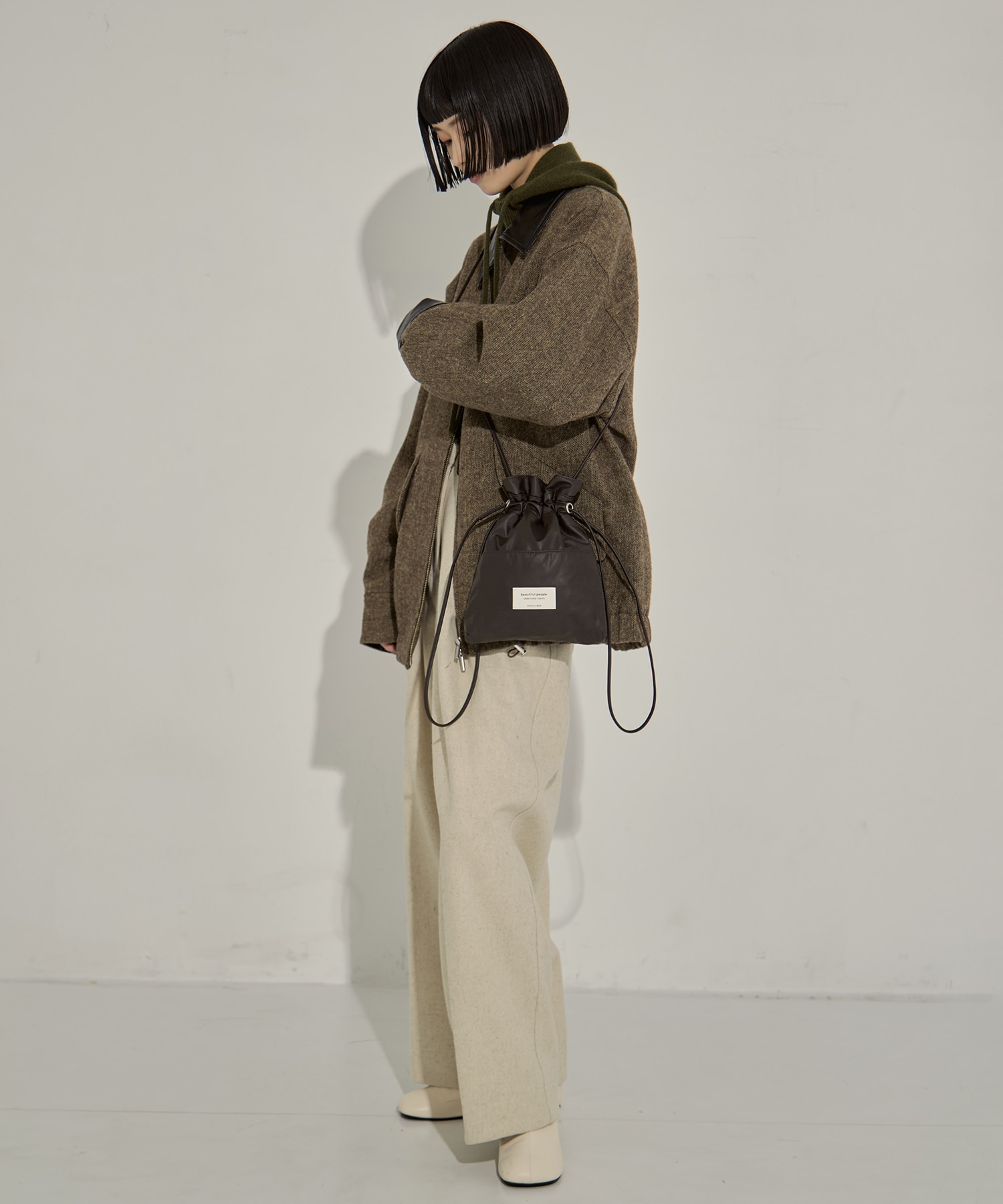 別注2wayショルダー巾着バッグ beautiful people