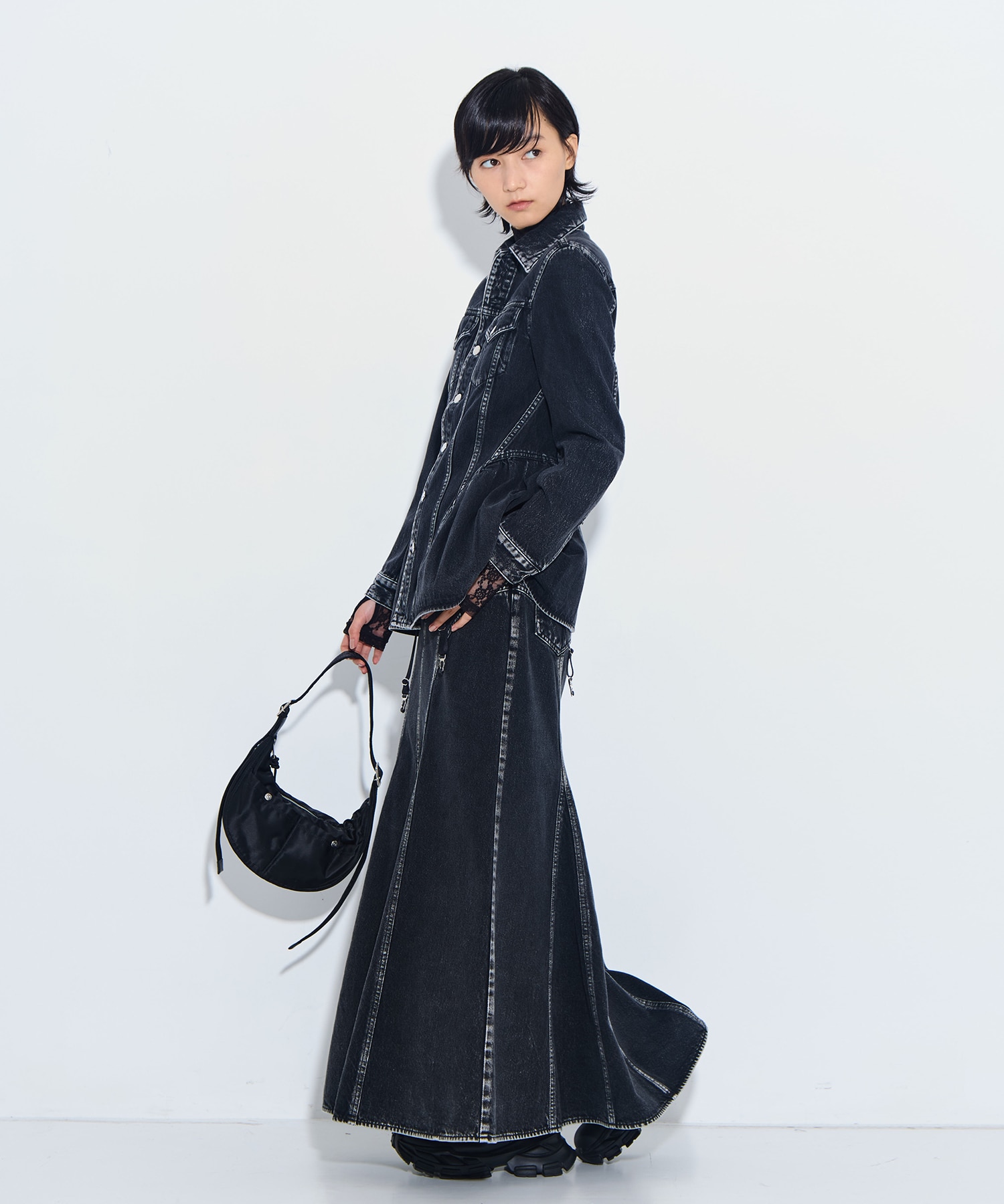 別注nylon moon shoulder bag beautiful people