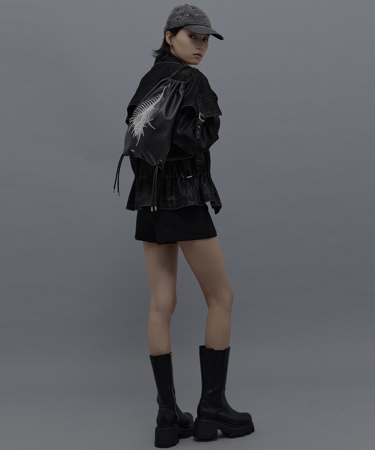 別注AKKIGAI drawstring backpack tanakadaisuke