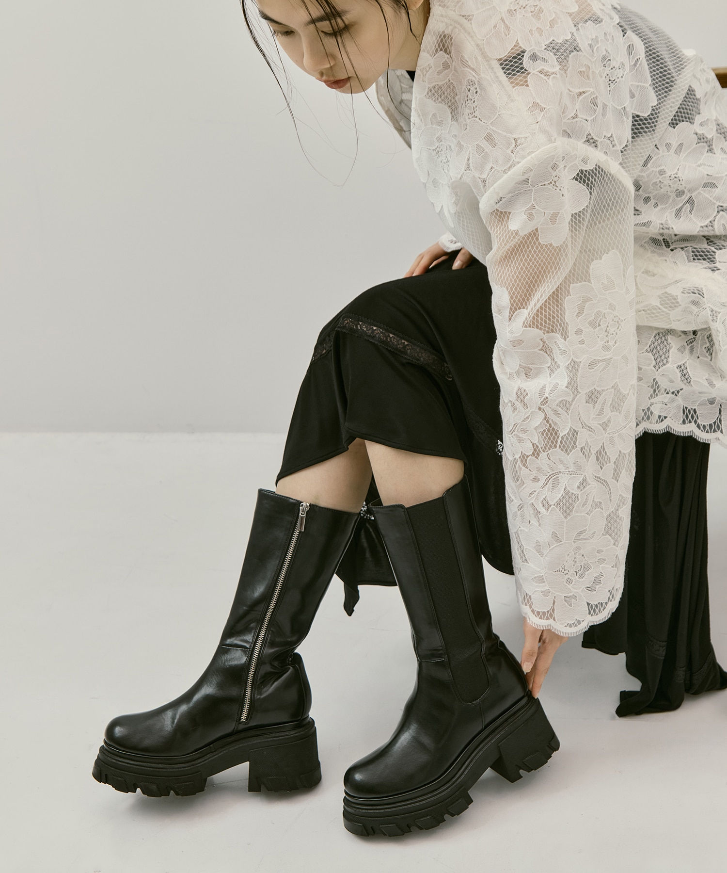 Side Goa Middle Boots STUDIOUS