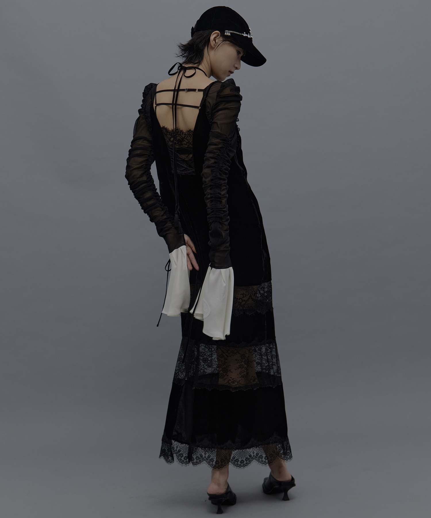 bijou tiara velvet cap tanakadaisuke