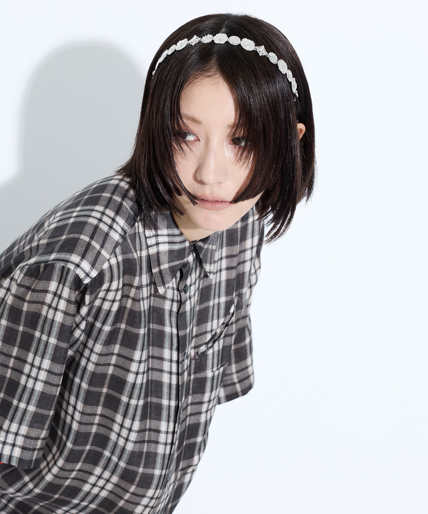 Metal narrow headband TOGA