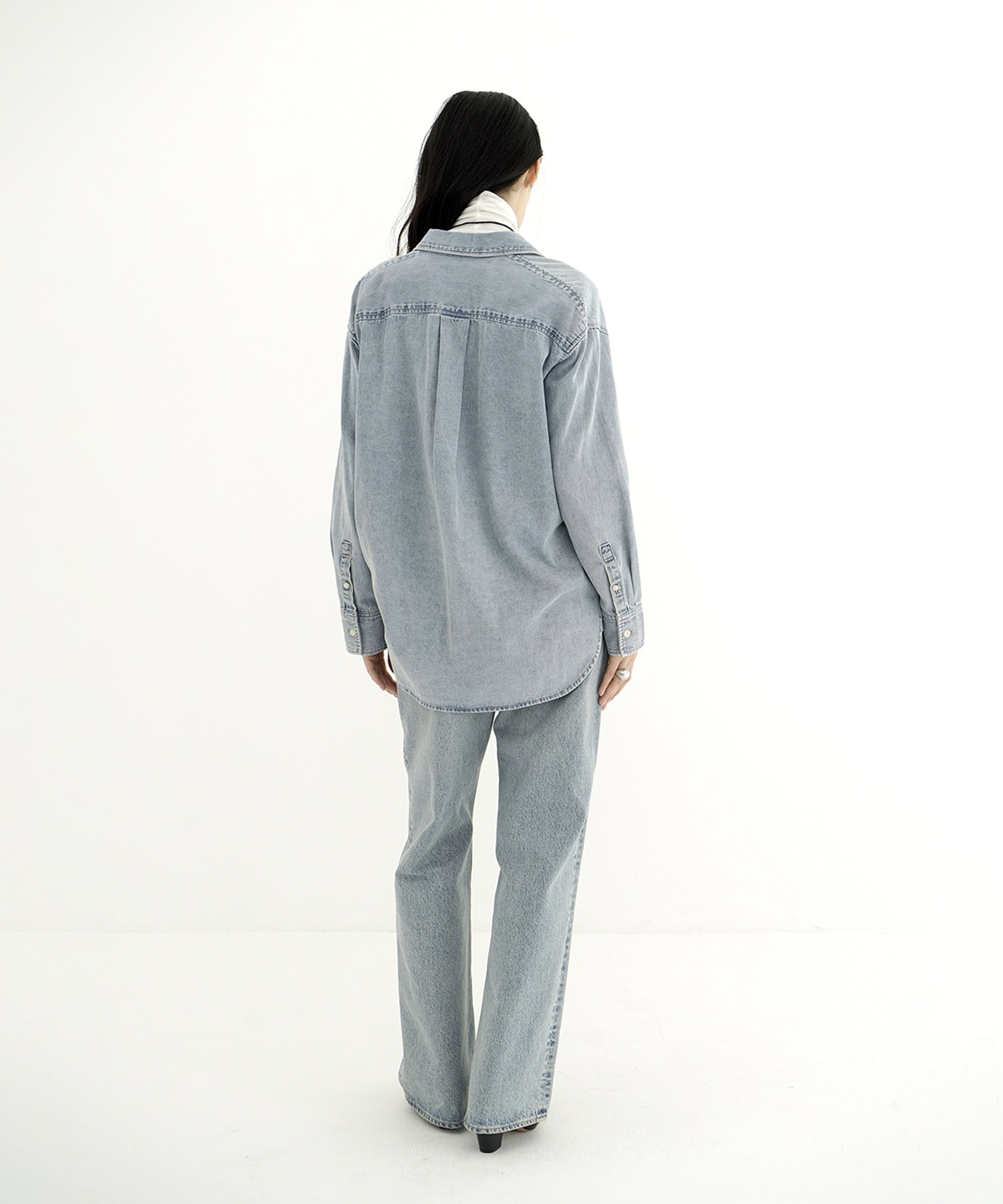 COMPACT DENIM SHIRTS CLANE