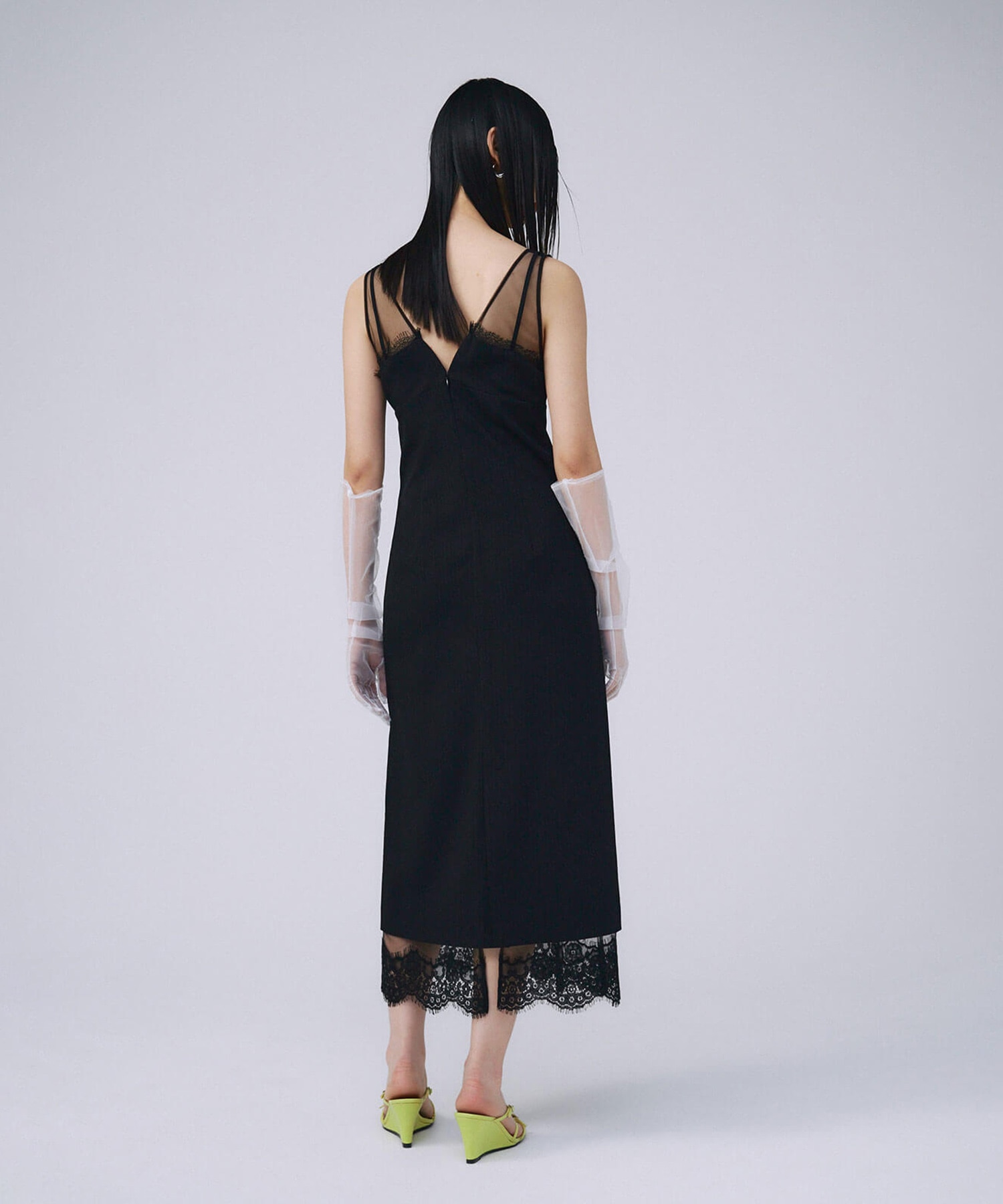 SHEER LAYERED CAMIDRESS JOSEMOON