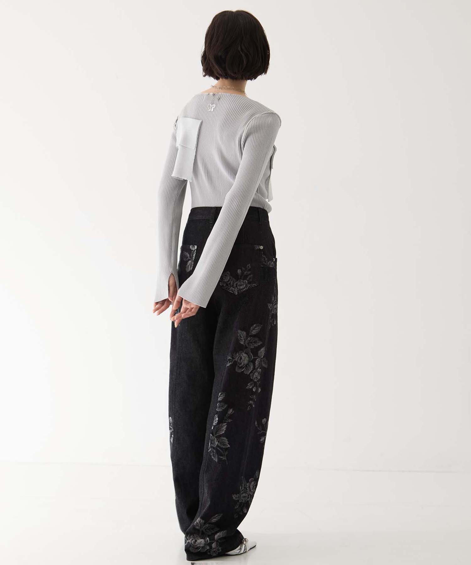 別注CREW NECK RIB KNIT kotohayokozawa