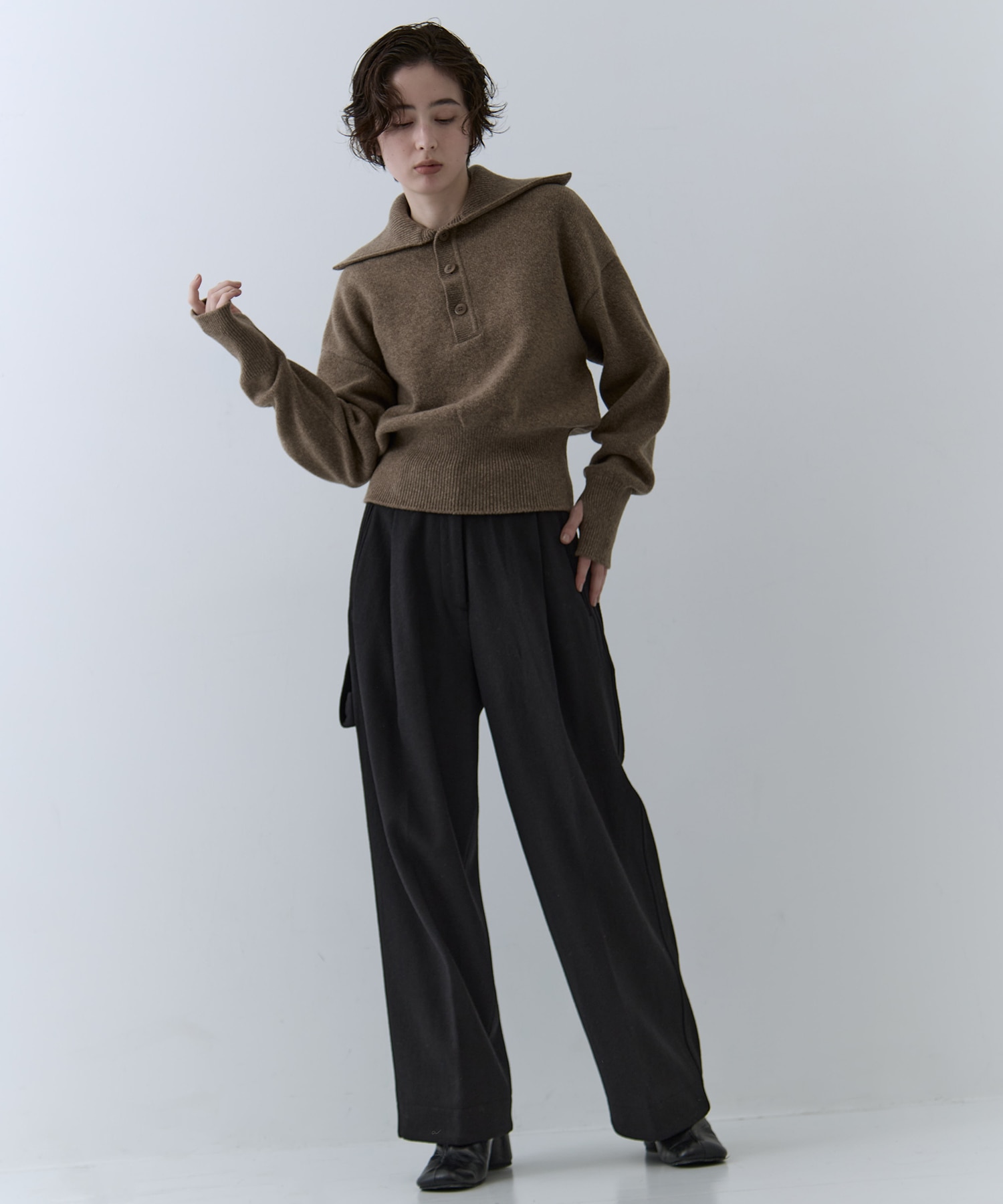 別注 SAILOR COLLAR KNIT ROUTINE