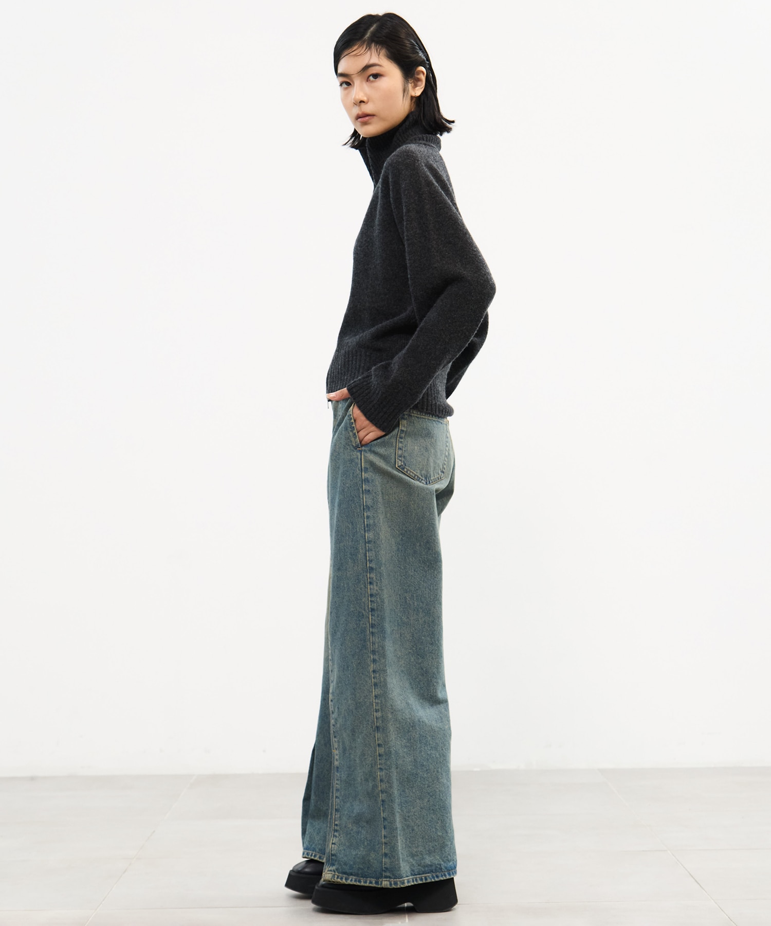 Cashmere Wool Drivers Knit STUDIOUS