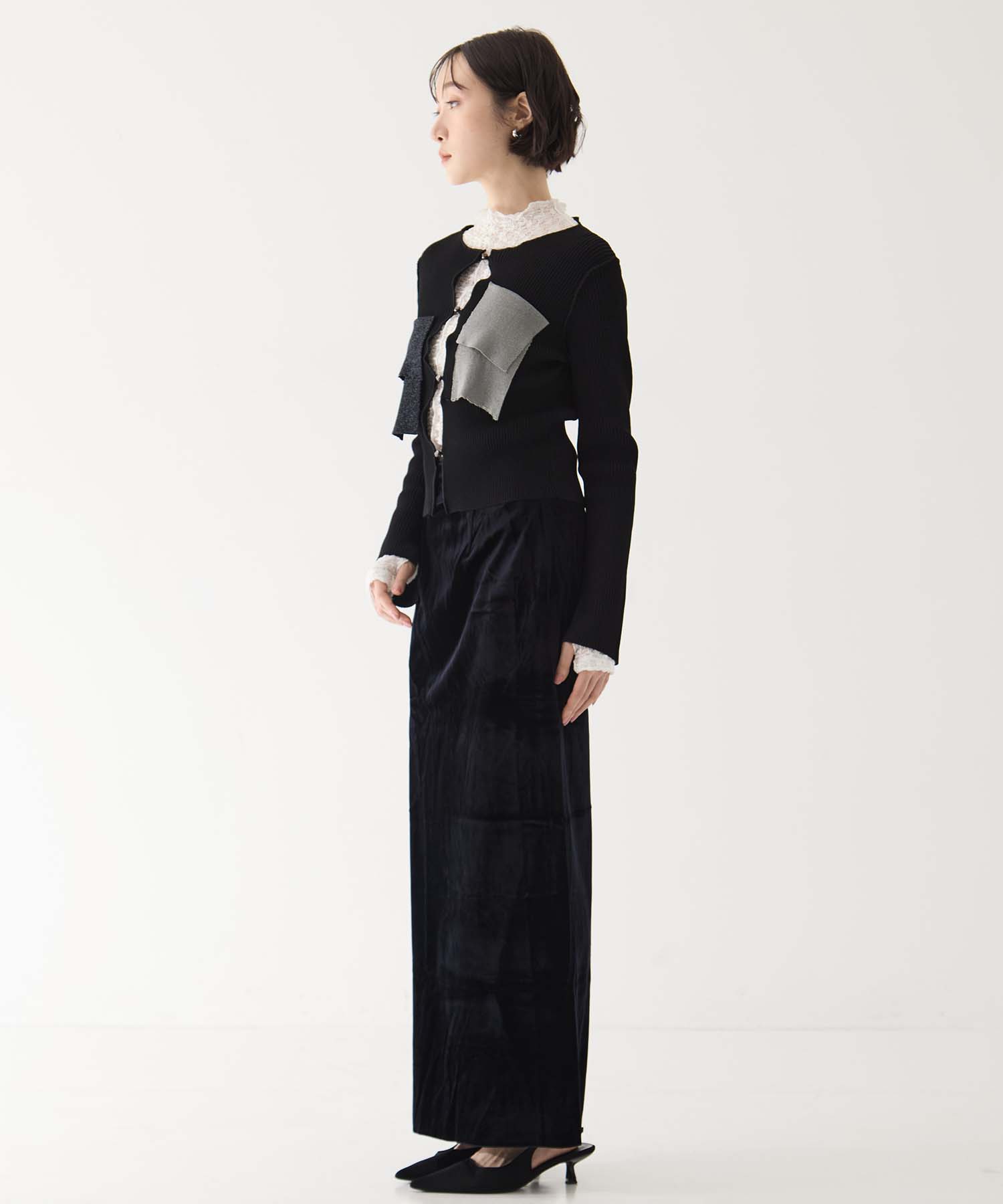 別注 RIB KNIT CARDIGAN kotohayokozawa