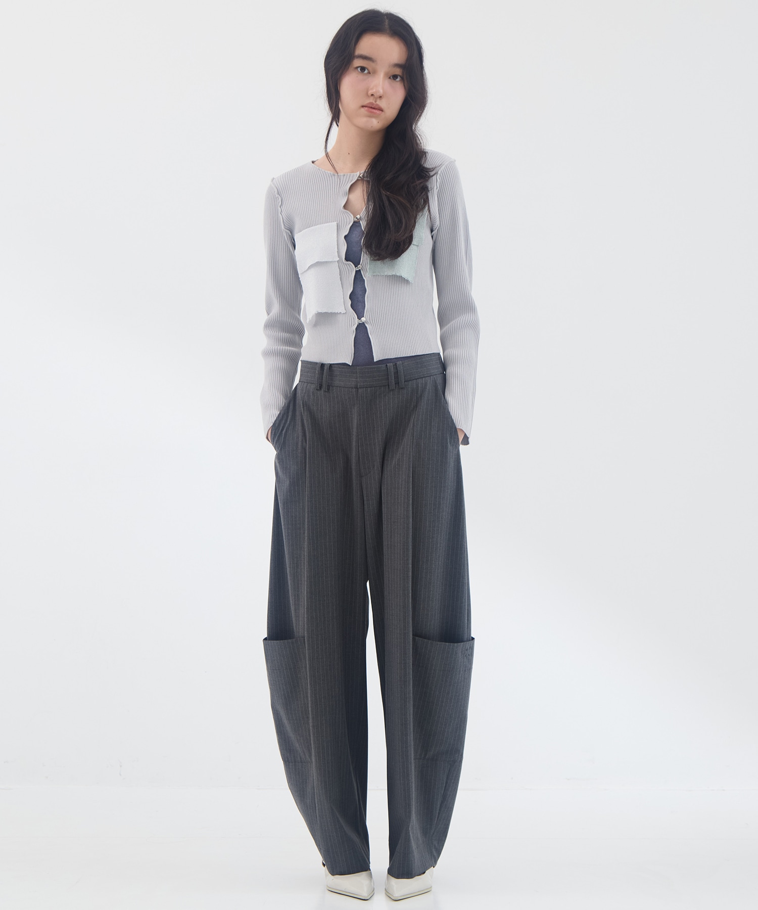 別注 RIB KNIT CARDIGAN kotohayokozawa