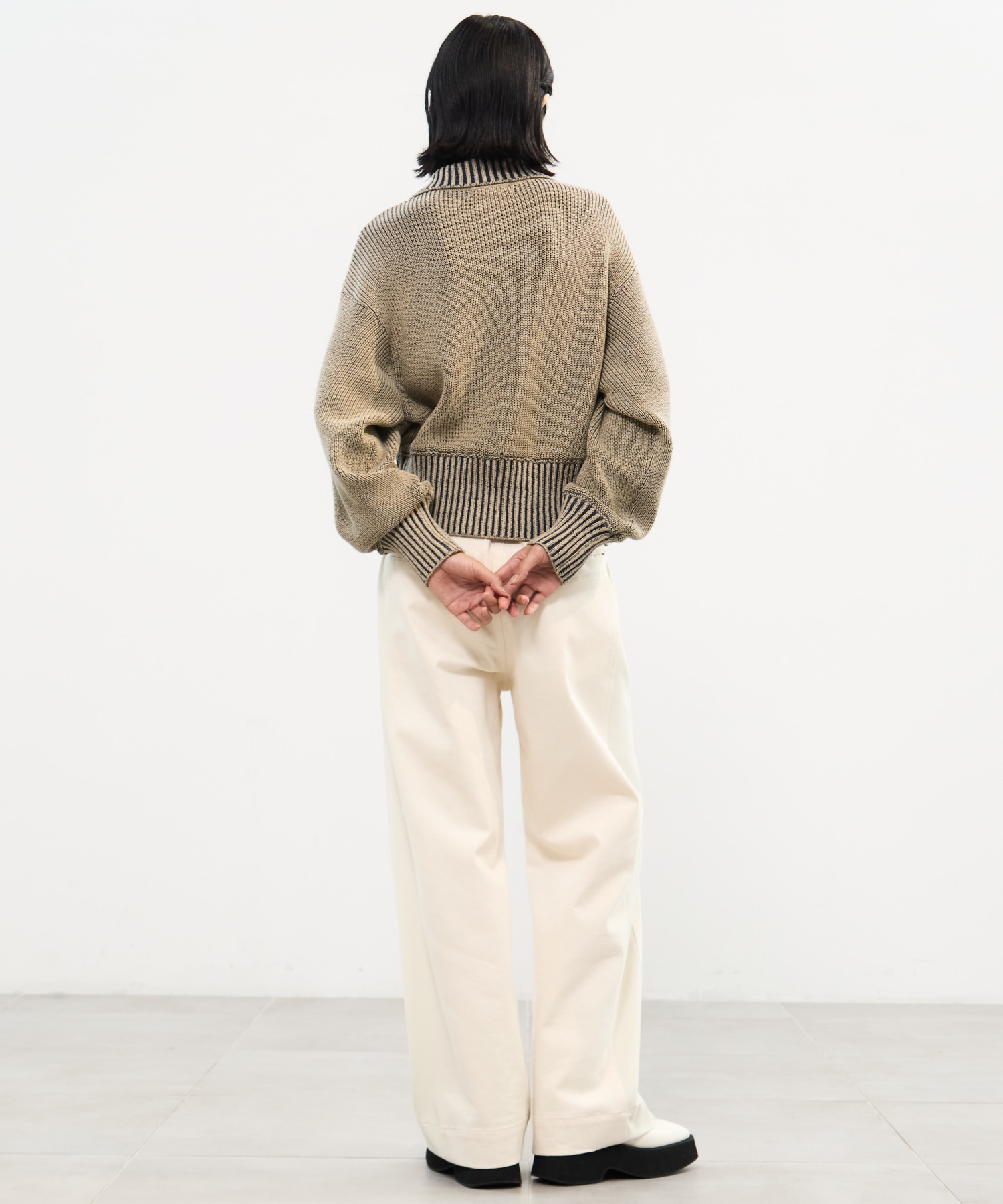 別注 ZIP CROPPED TOPS WRAPINKNOT
