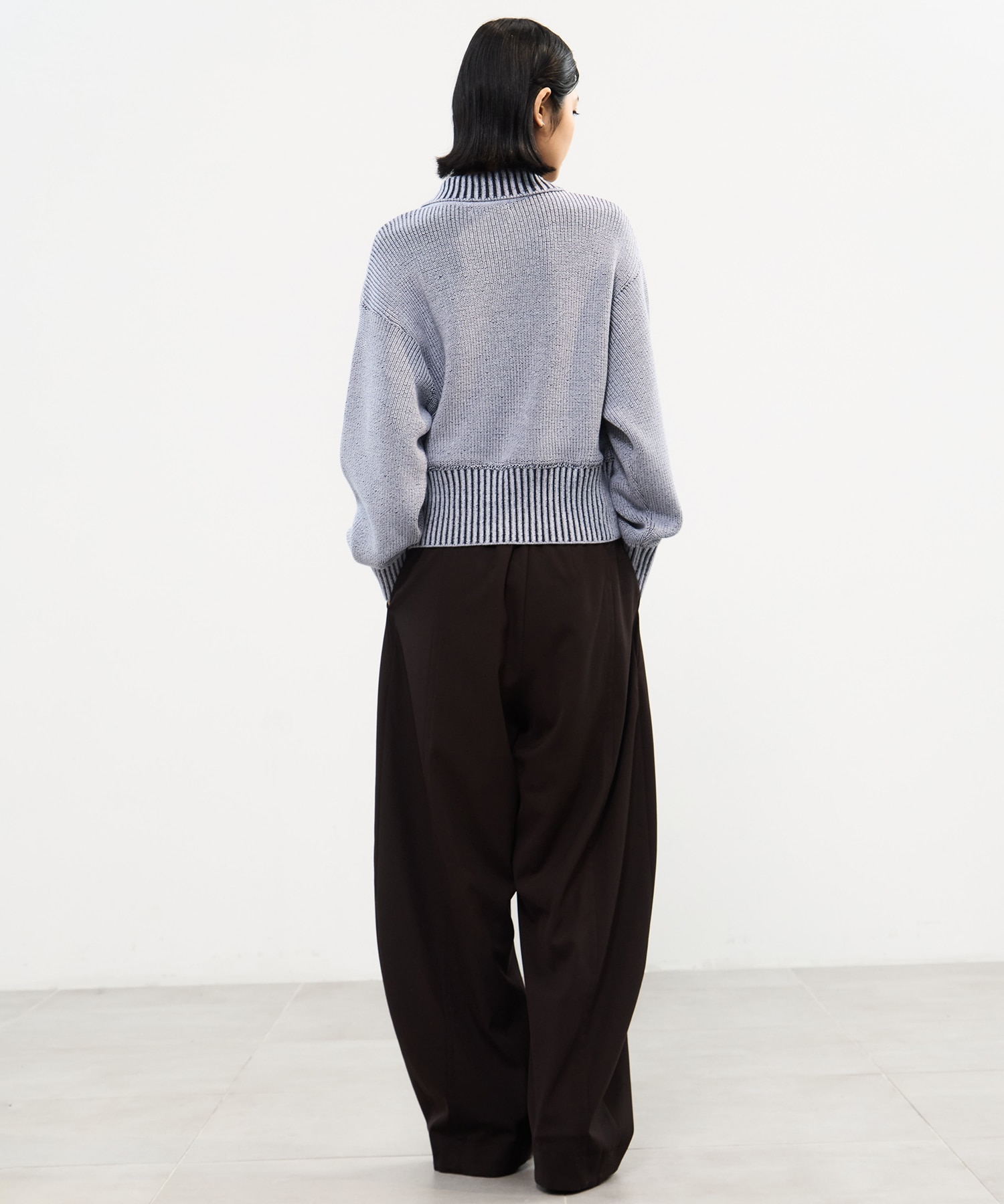別注 ZIP CROPPED TOPS WRAPINKNOT