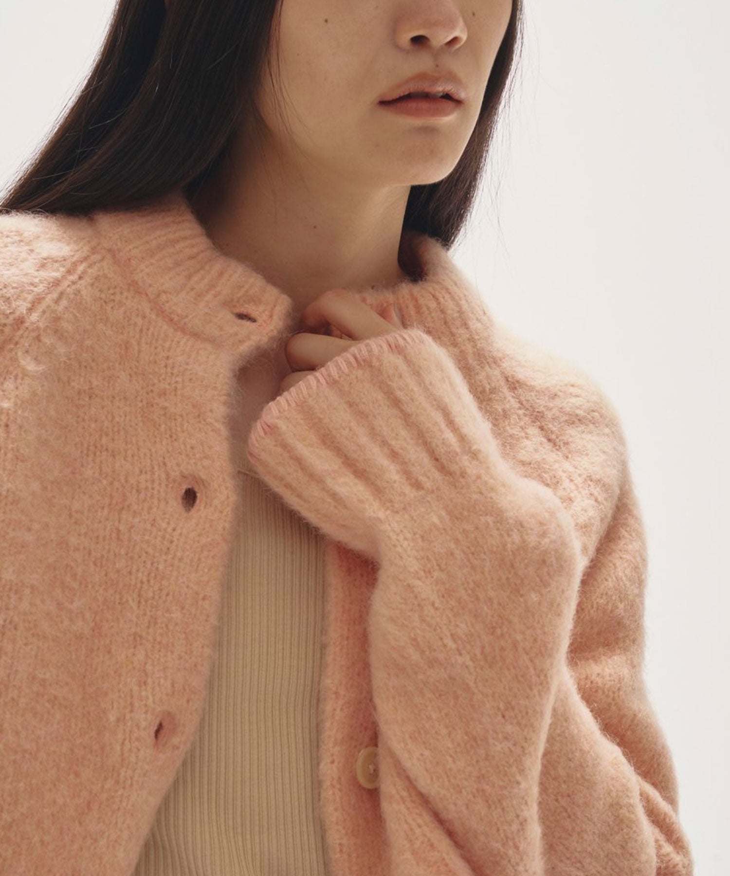 Brashed Knit Cardigan TODAYFUL