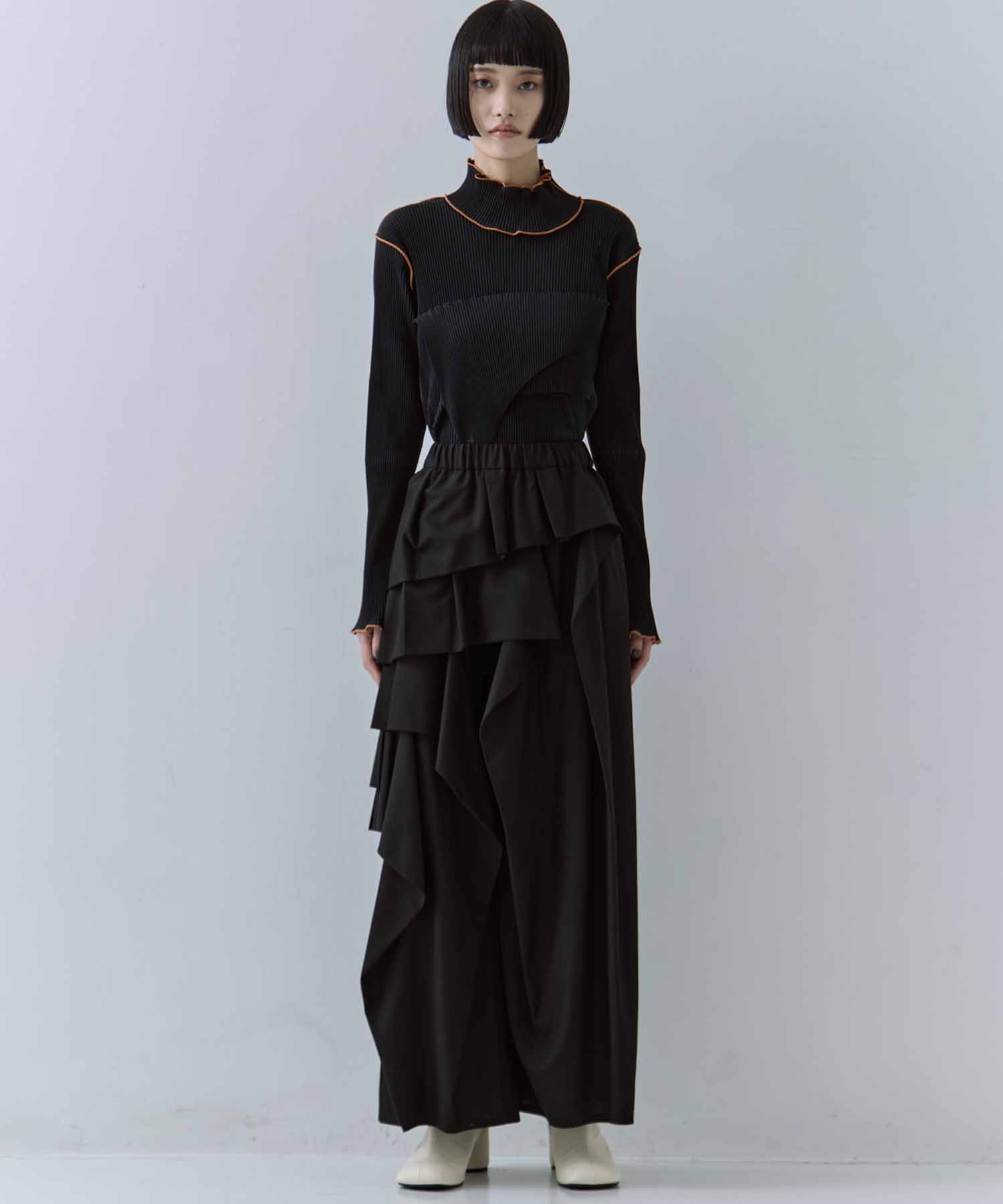 別注ラッフルパンツ(ウール素材) TAAKK