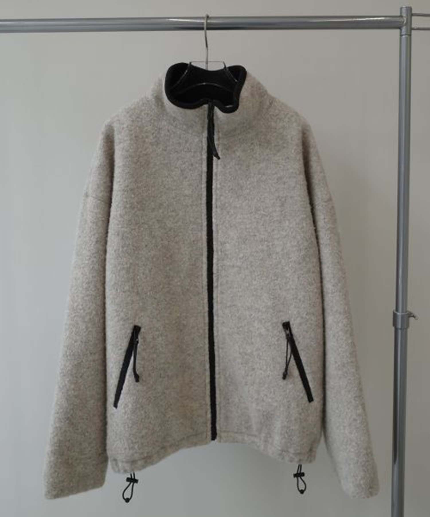 Wool Boa Zip Jacket TODAYFUL