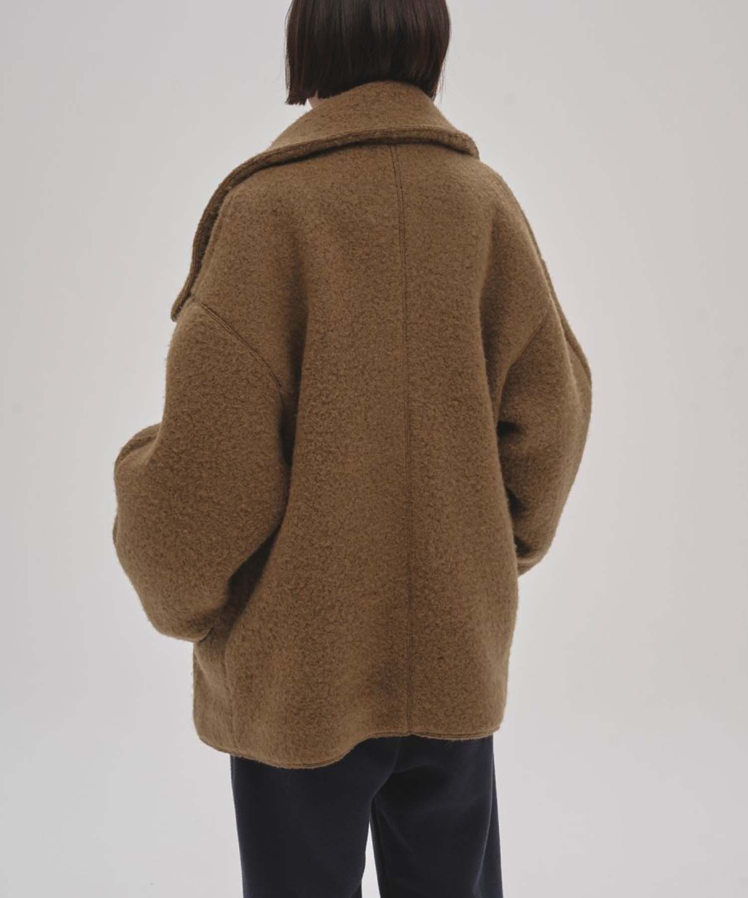 Standcollar Boucle Jacket TODAYFUL