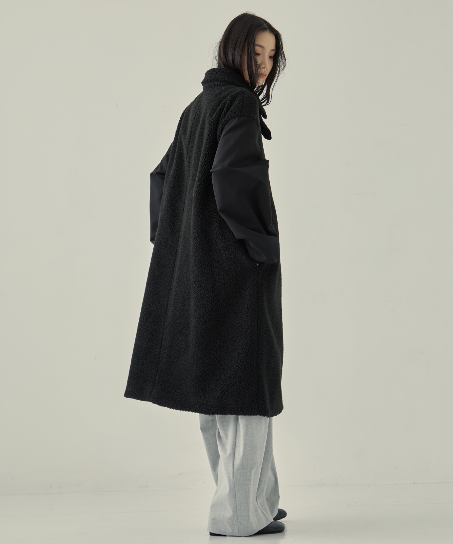 リサイクルシェルタフタ×ボア(ロング) VACHEMENT