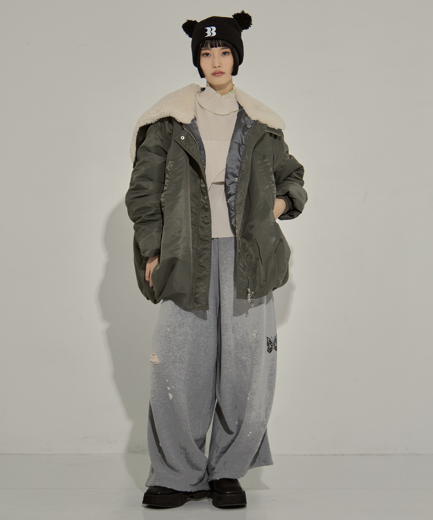 Removable Bear Ear Beanie BASICKS