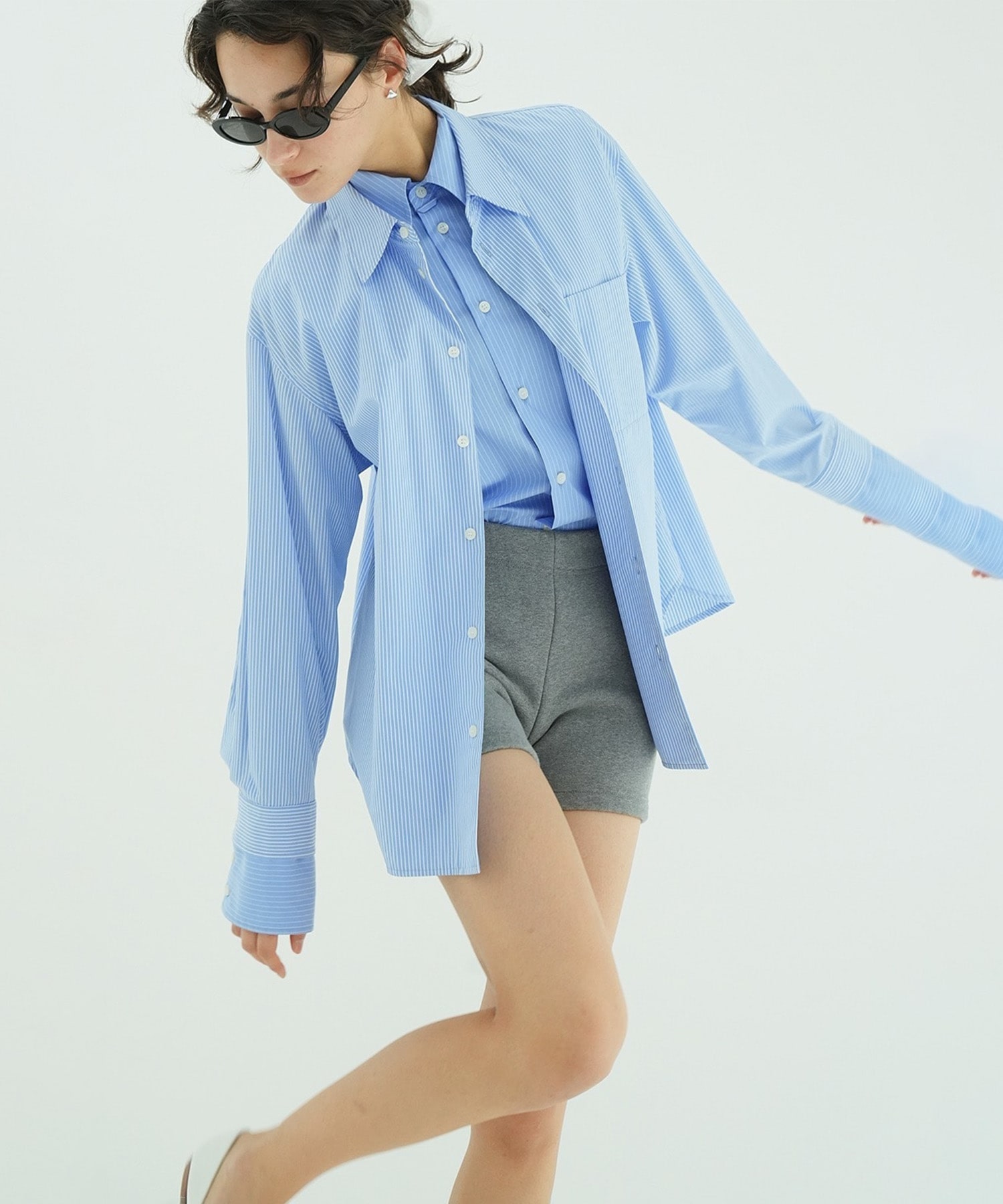 TWO TONE LAYERED SHIRTS CLANE