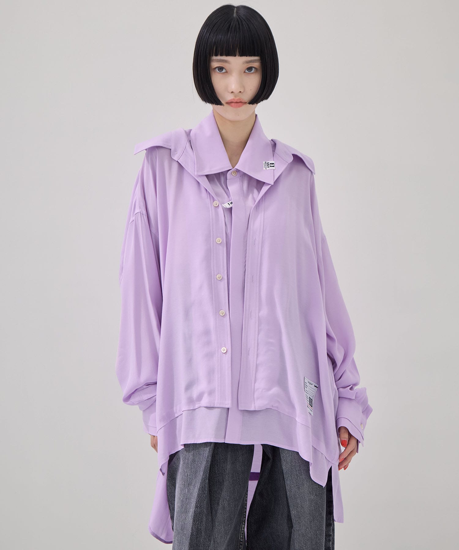 DOUBLE LAYERED SHIRTS Maison MIHARA YASUHIRO
