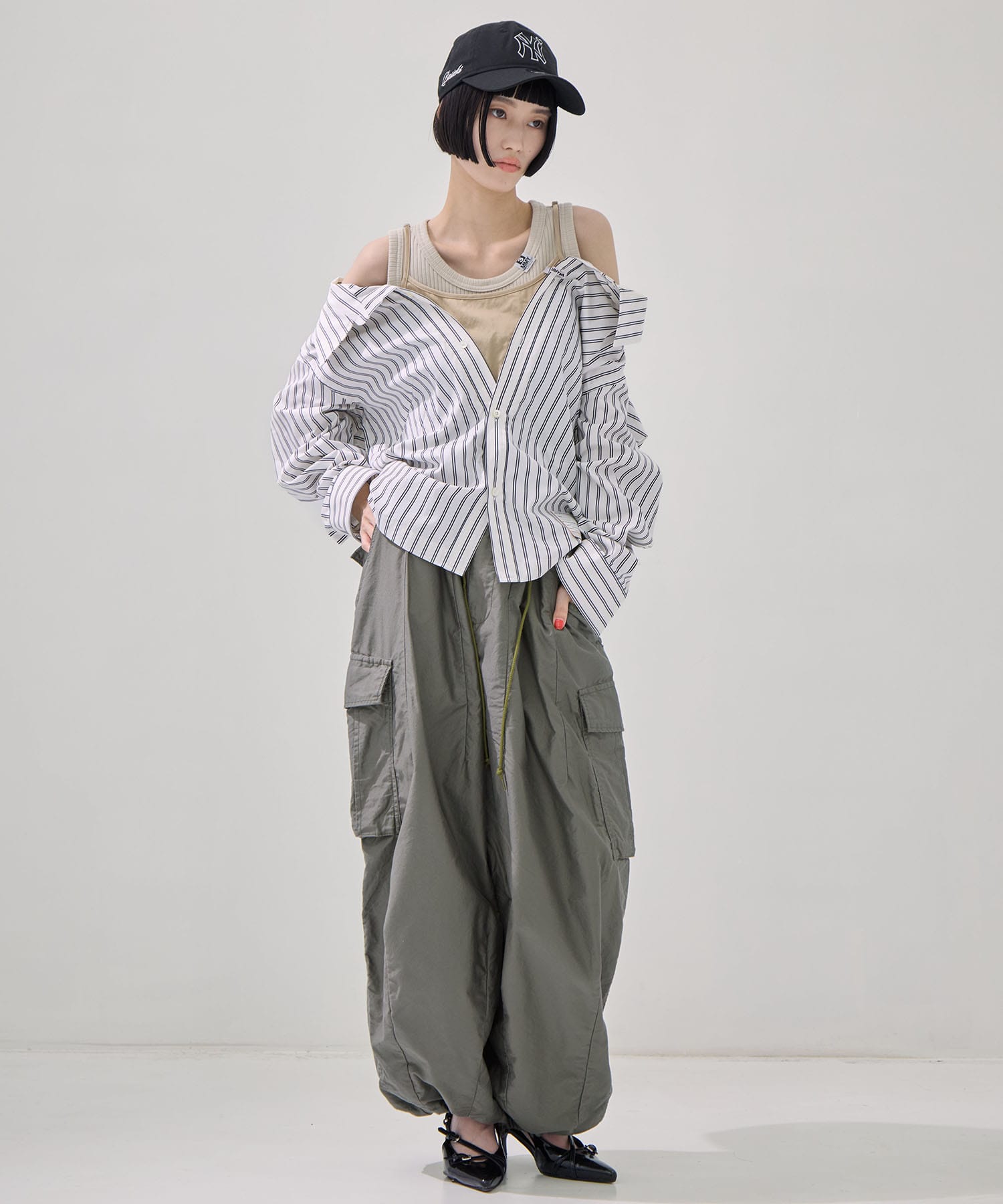 LAYERED STRIPE SHIRTS Maison MIHARA YASUHIRO