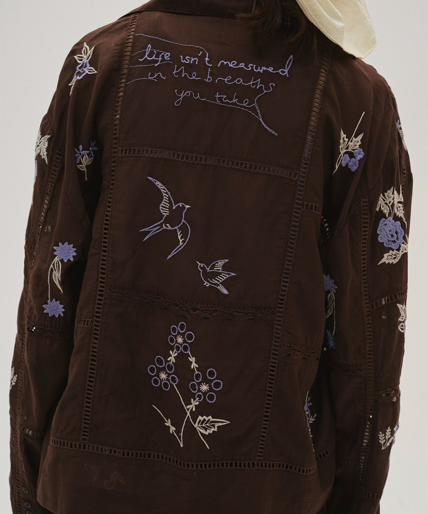 Embroidery Patchwork Shirts TODAYFUL