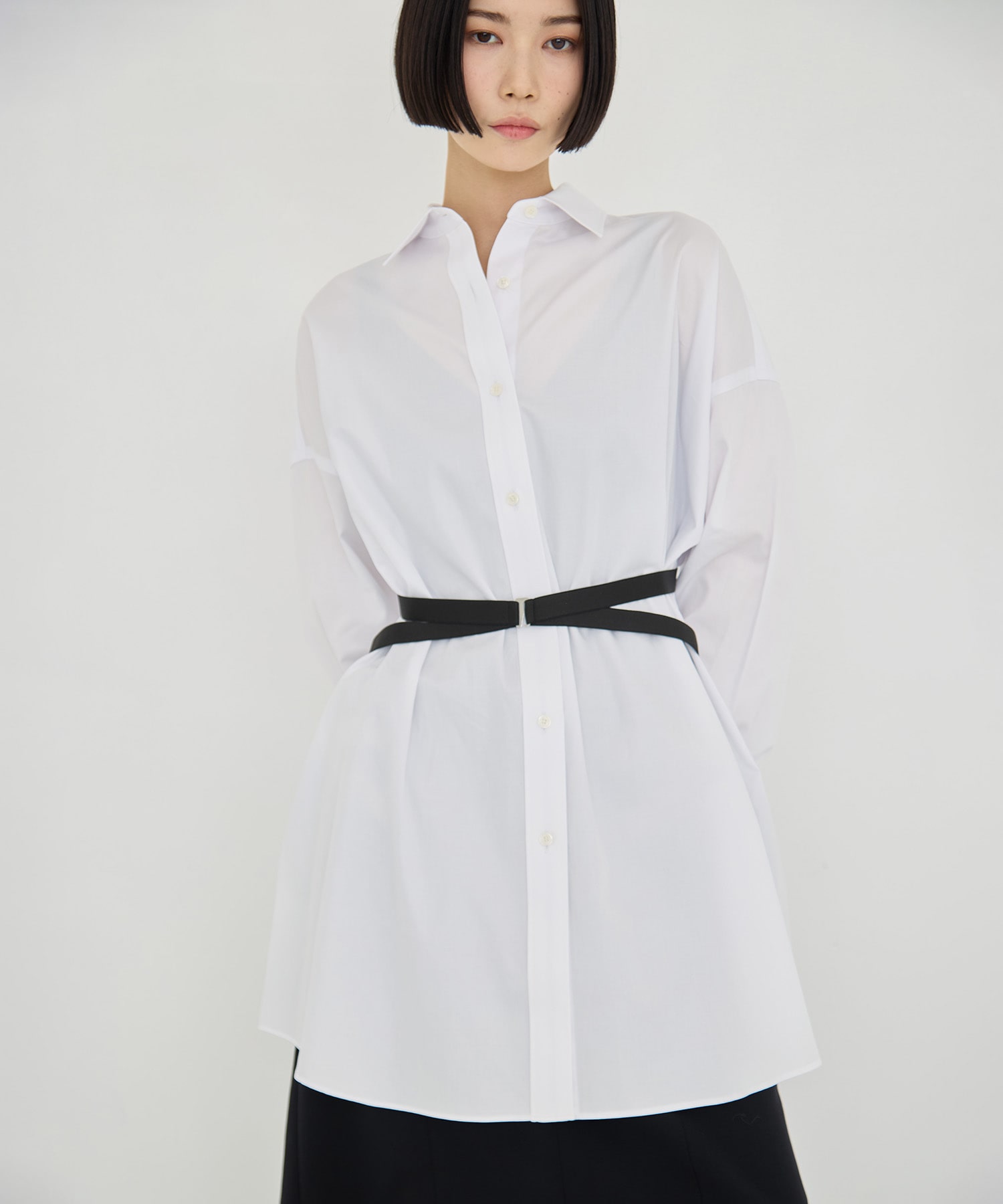 COTTON SATIN OVERSIZED SHIRT JOHN LAWRENCE SULLIVAN