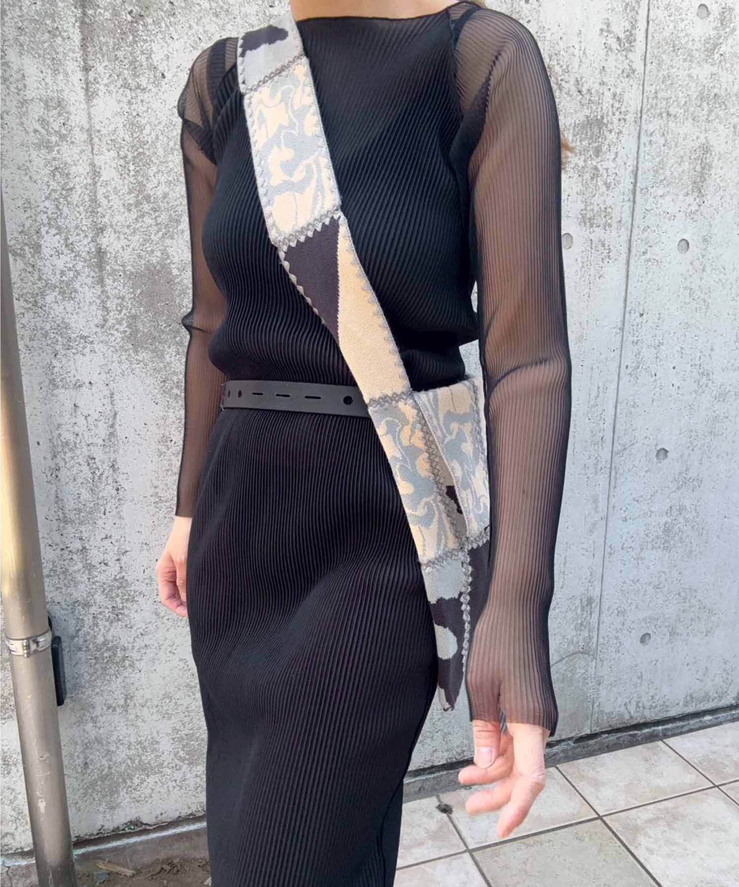 SHEER RAGLAN DRESS kotohayokozawa