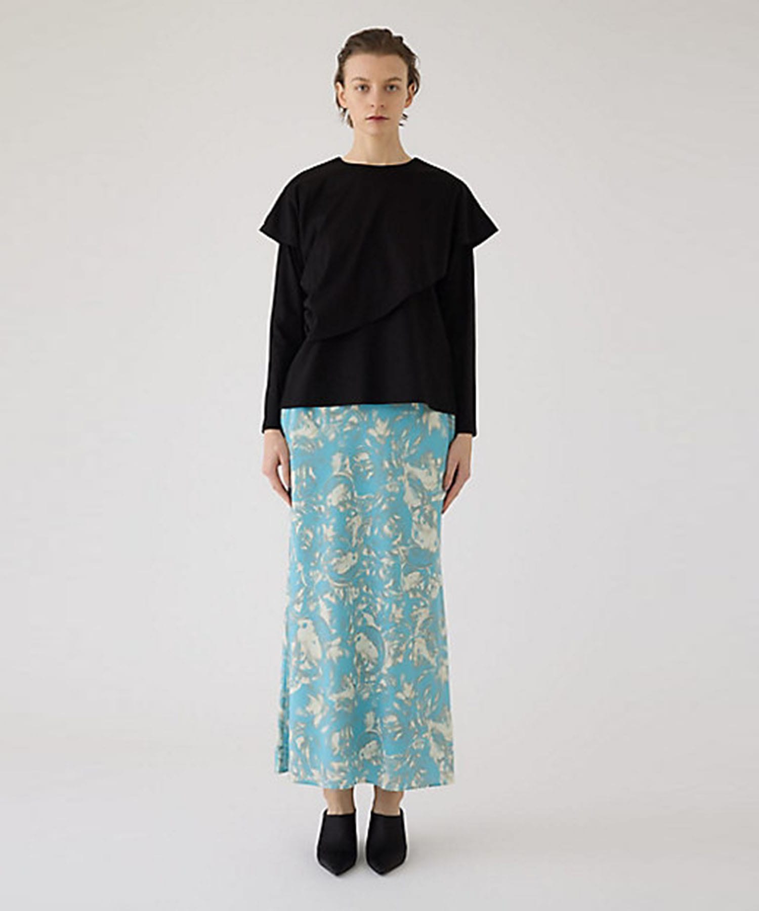 Layered gather cut tops RIM.ARK