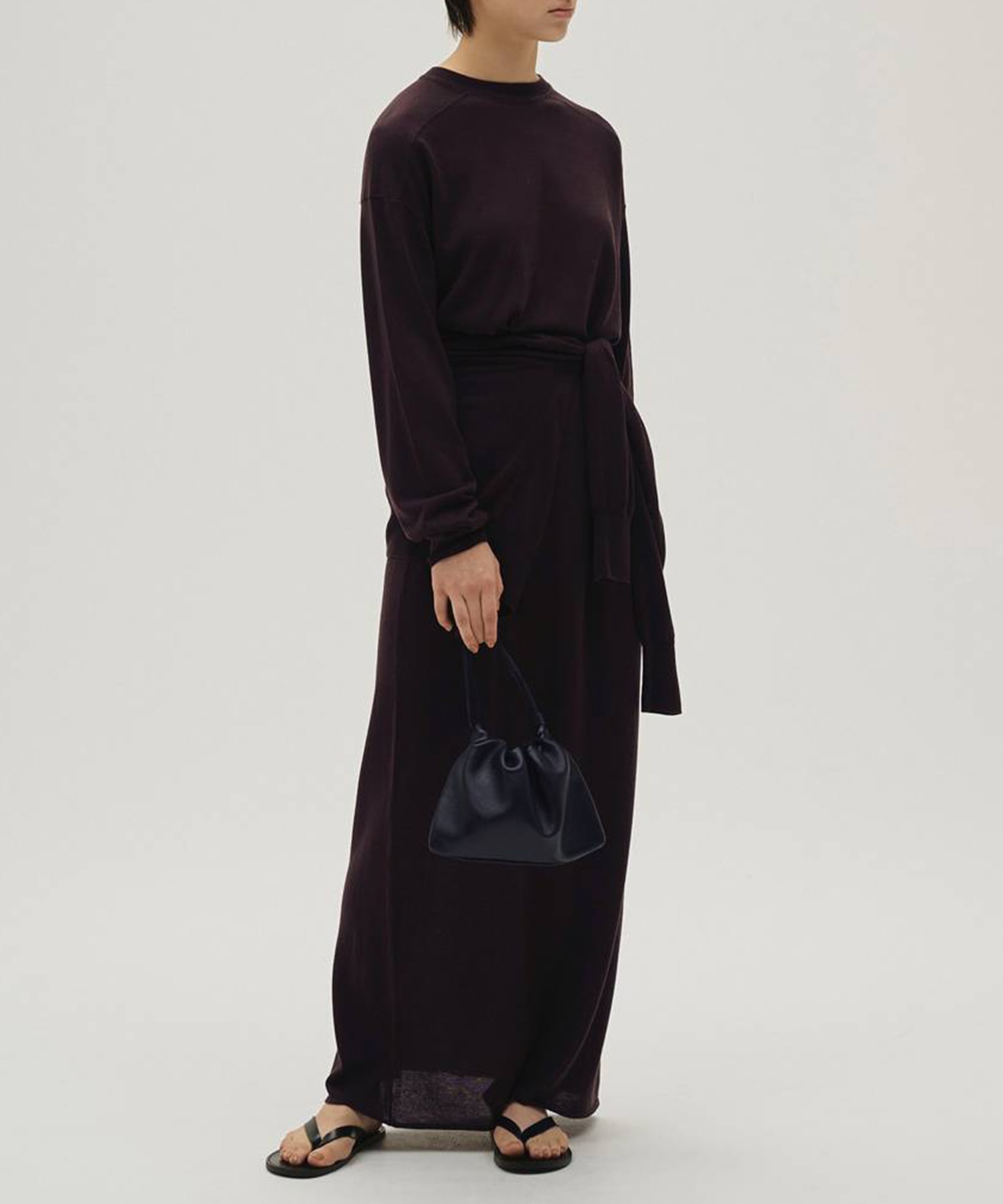 Tencelwool Highneck Knit TODAYFUL