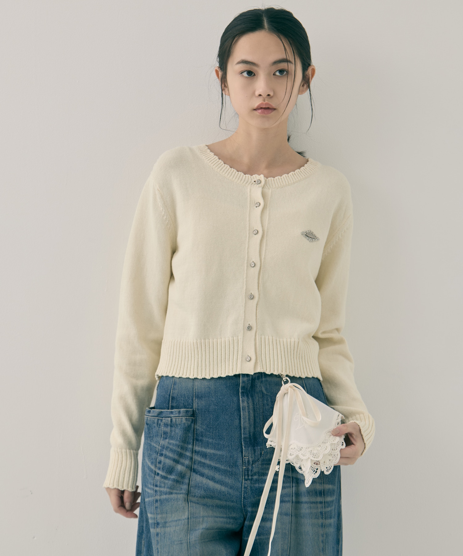 Cupid in HEAVEN crochet knit cardigan tanakadaisuke