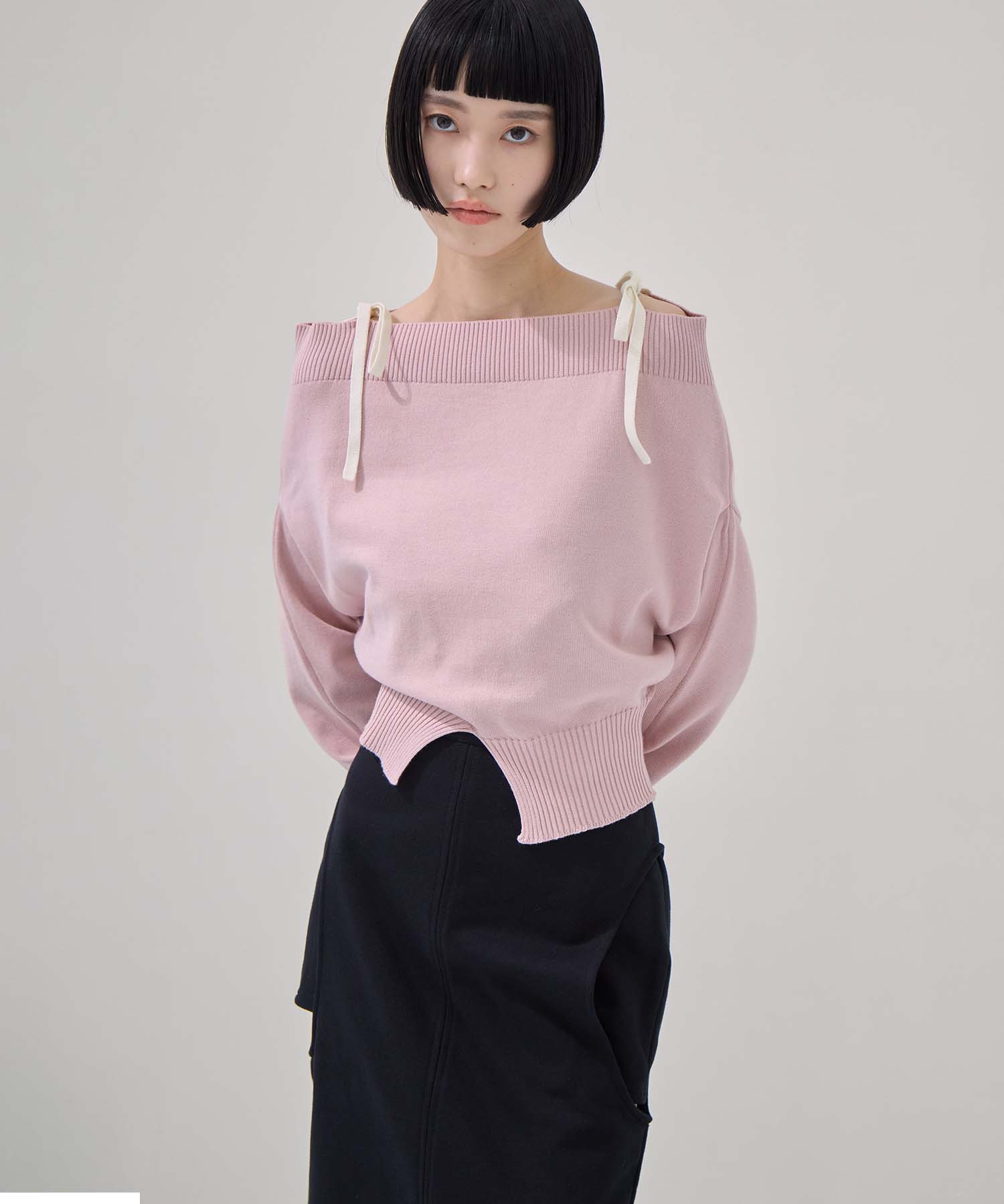 別注2WAY BORELO KNIT TOPS TAN