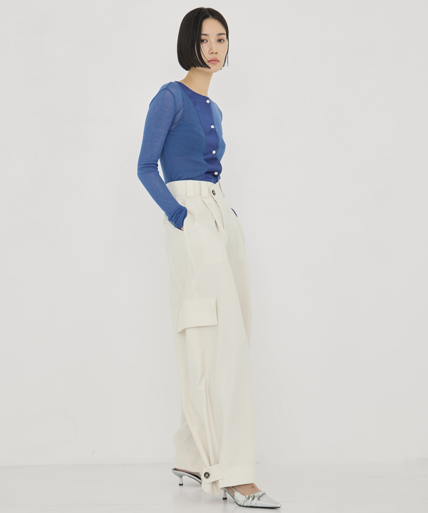 Barrel Leg Cargo Trousers STUDIOUS