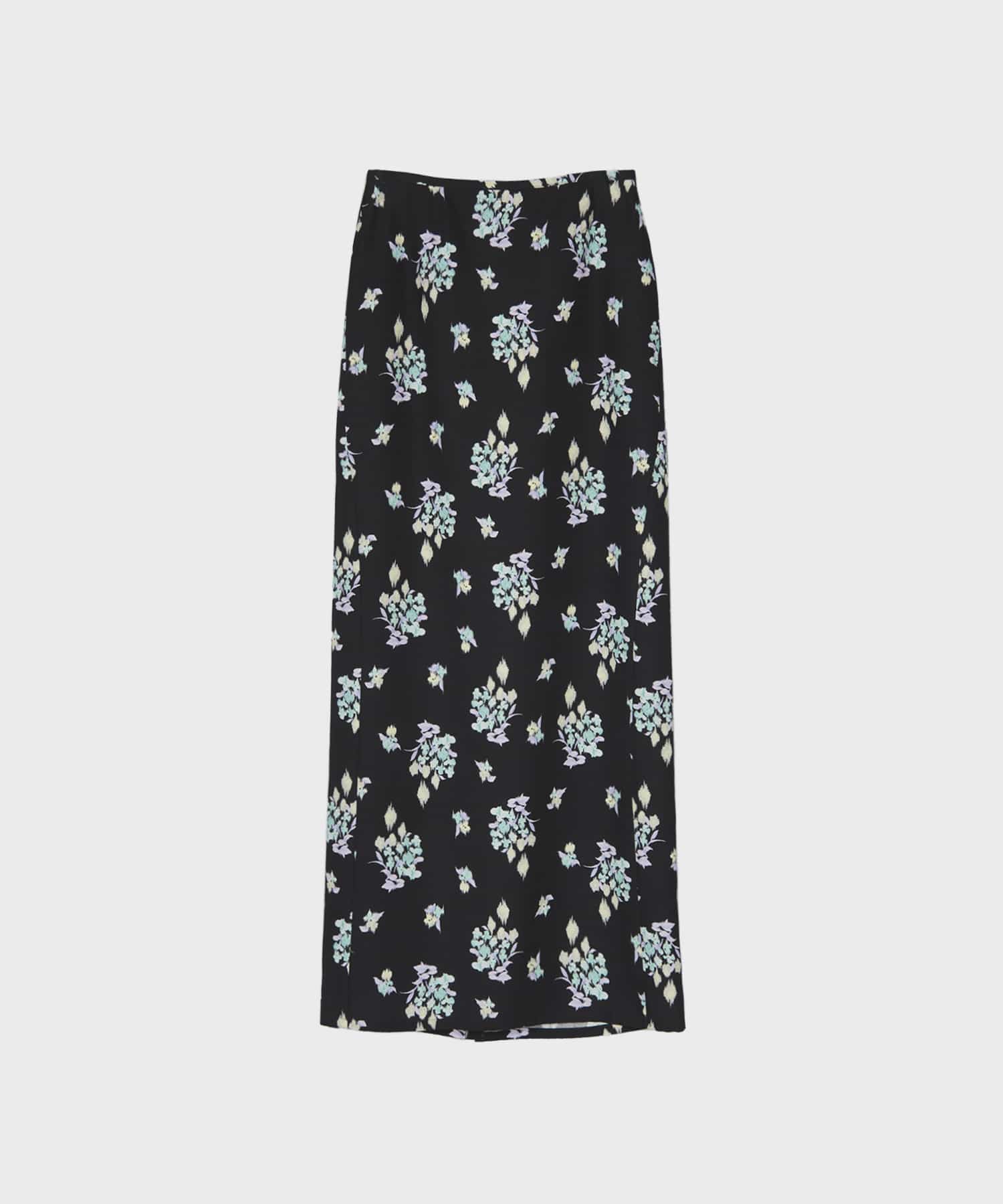 Floral Motif Printed Skirt Mame Kurogouchi