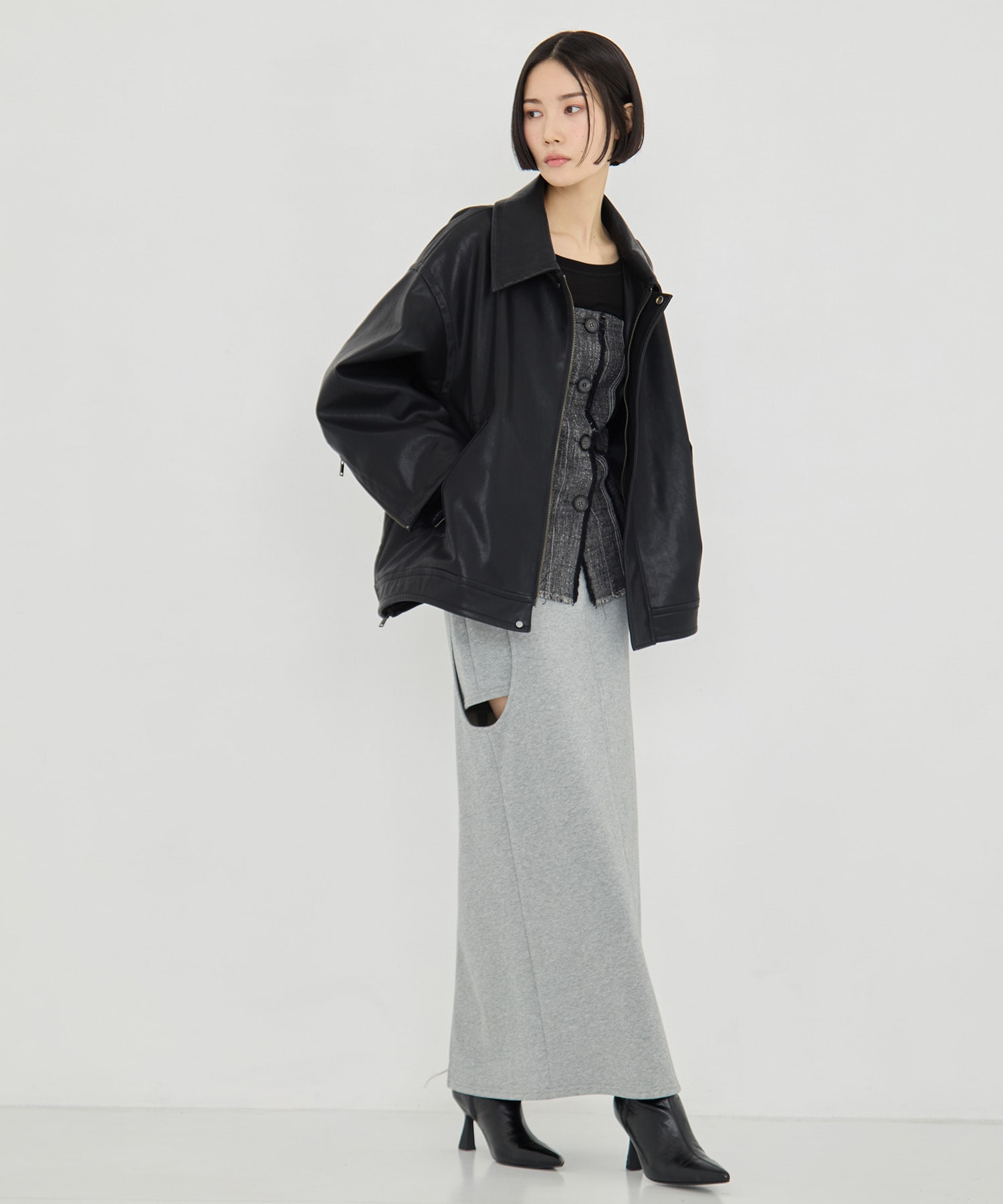 Vintage Leather Blouson STUDIOUS