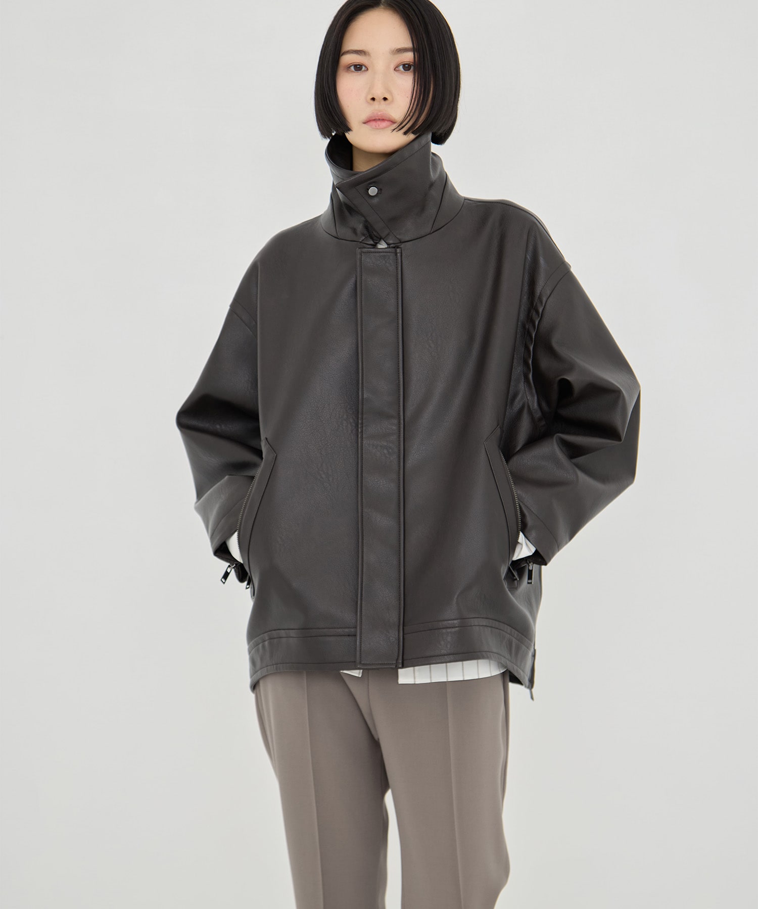 Vintage Leather Blouson STUDIOUS