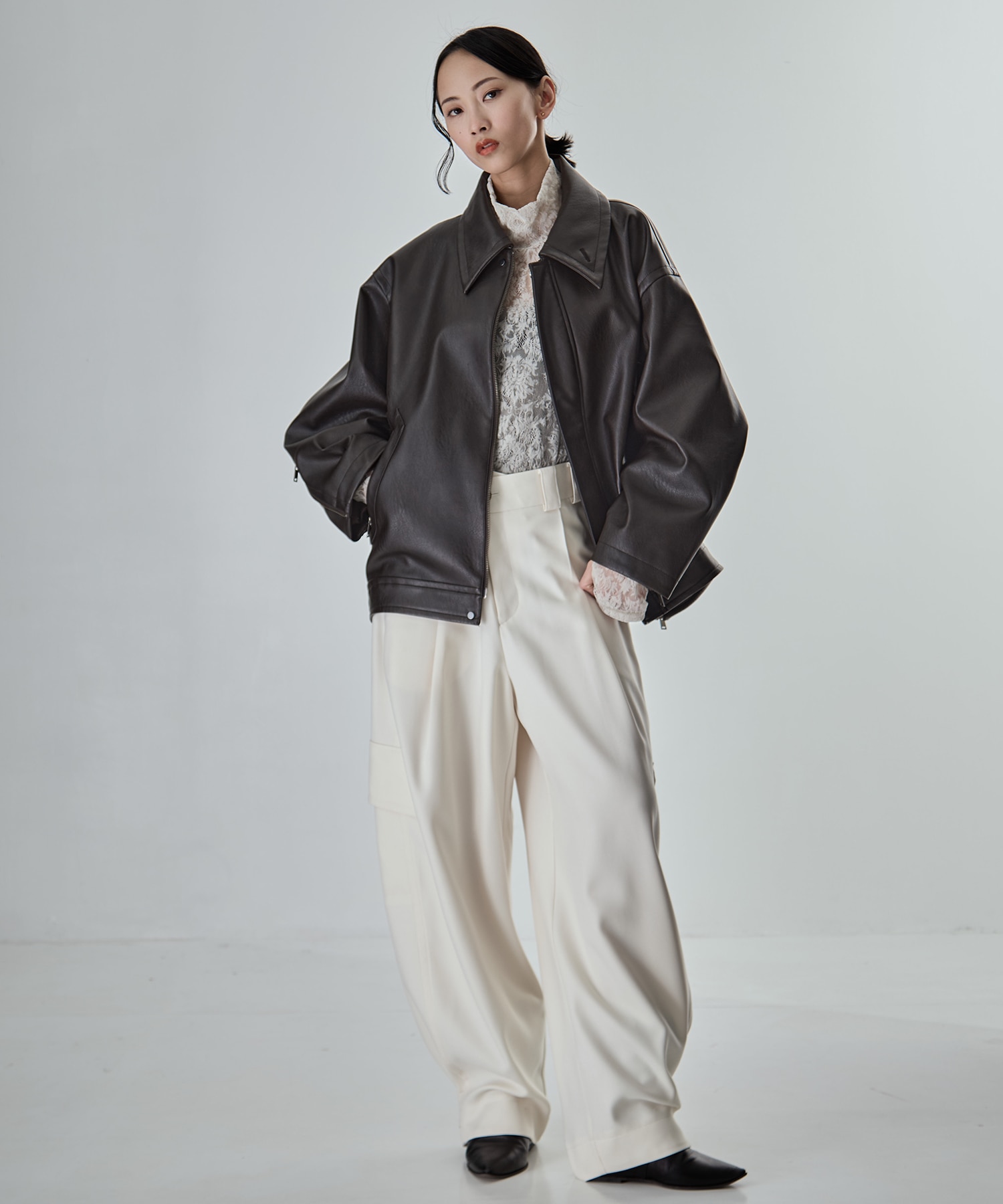 Vintage Leather Blouson STUDIOUS