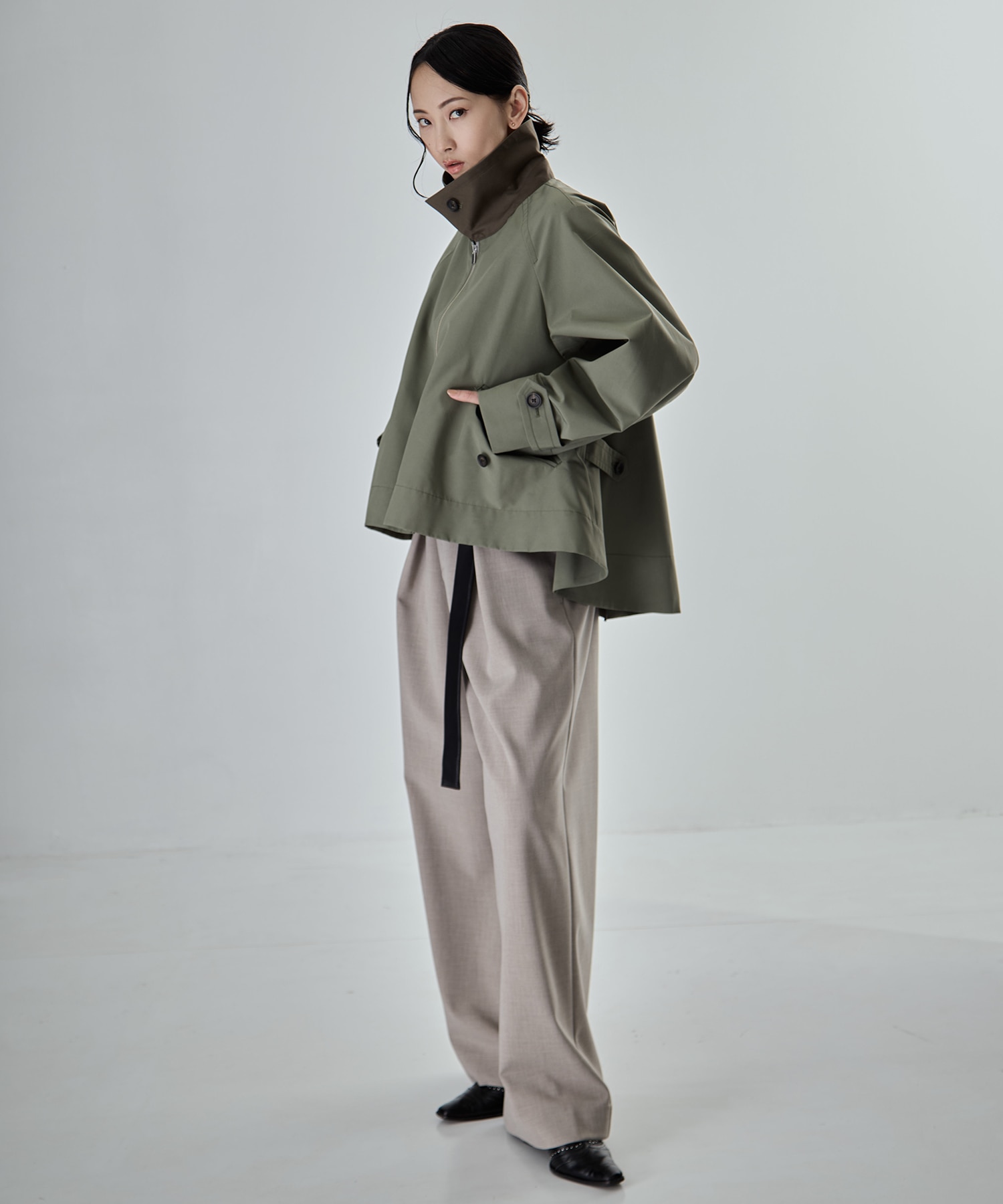 Short Balmacaan Blouson STUDIOUS