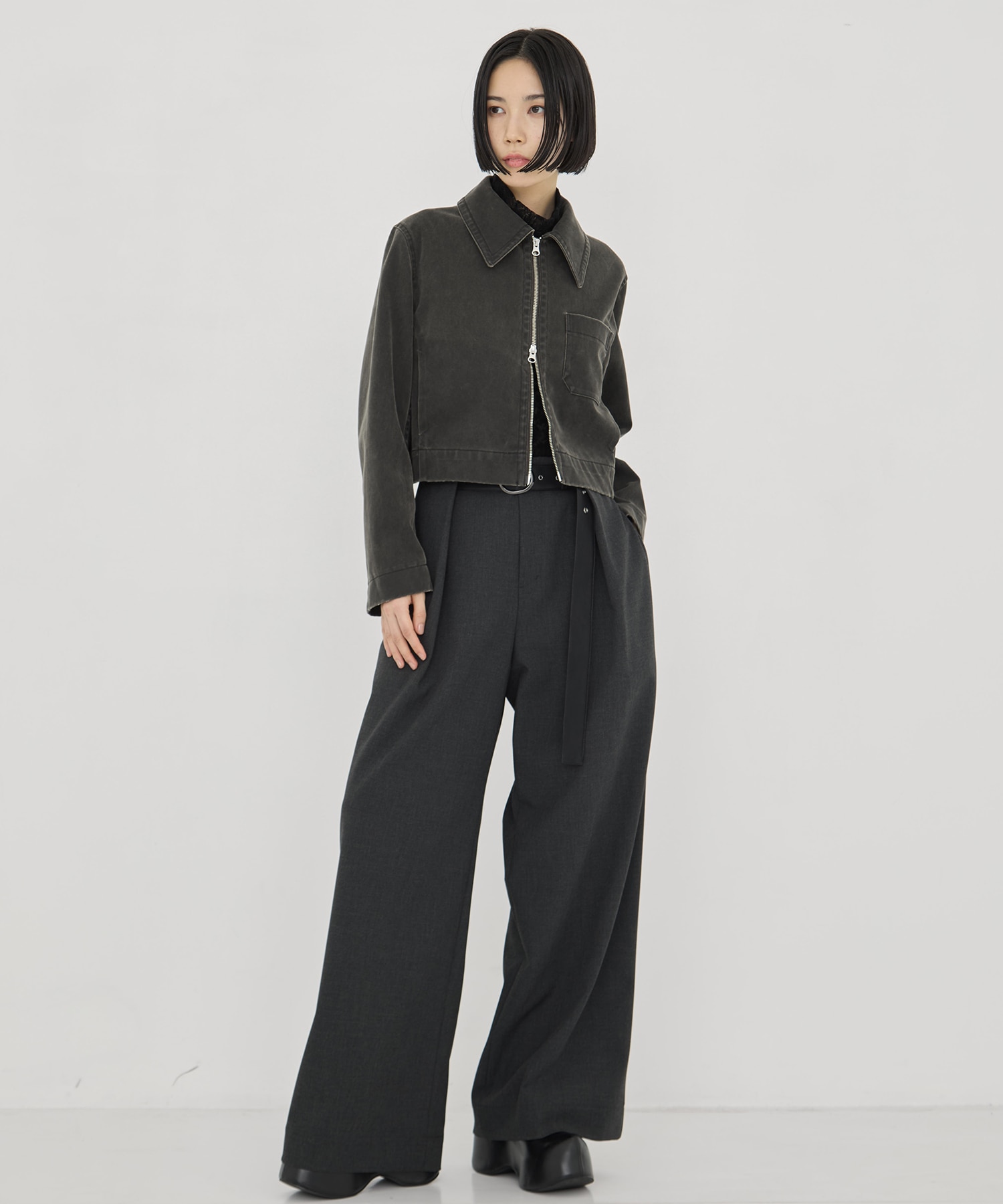 Suede Short Jacket STUDIOUS