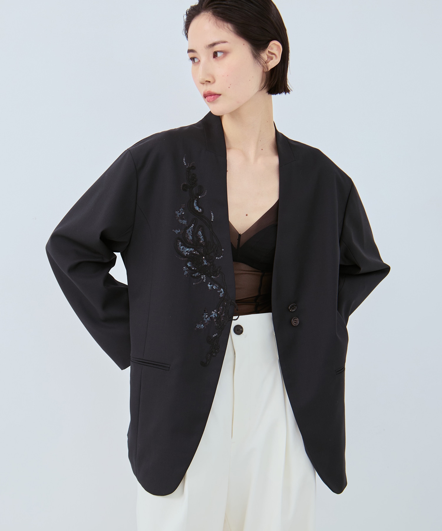 Veil embroidered jacket MURRAL