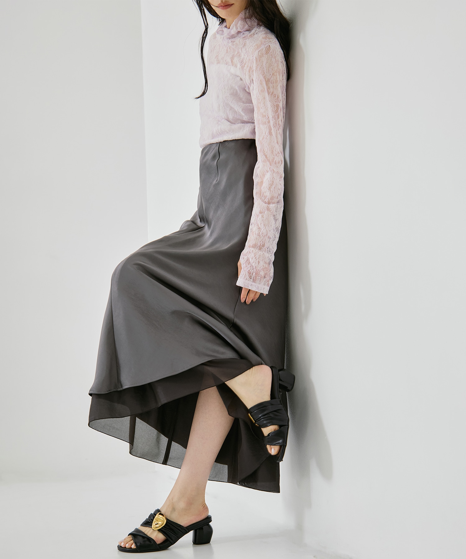 Twisted Vegan Leather Sandals STUDIOUS