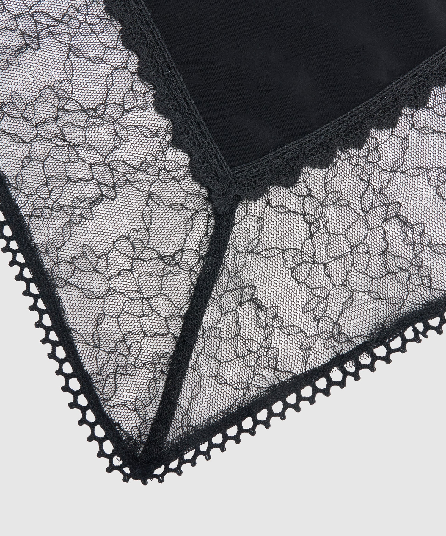 flower lace frame scarf tanakadaisuke