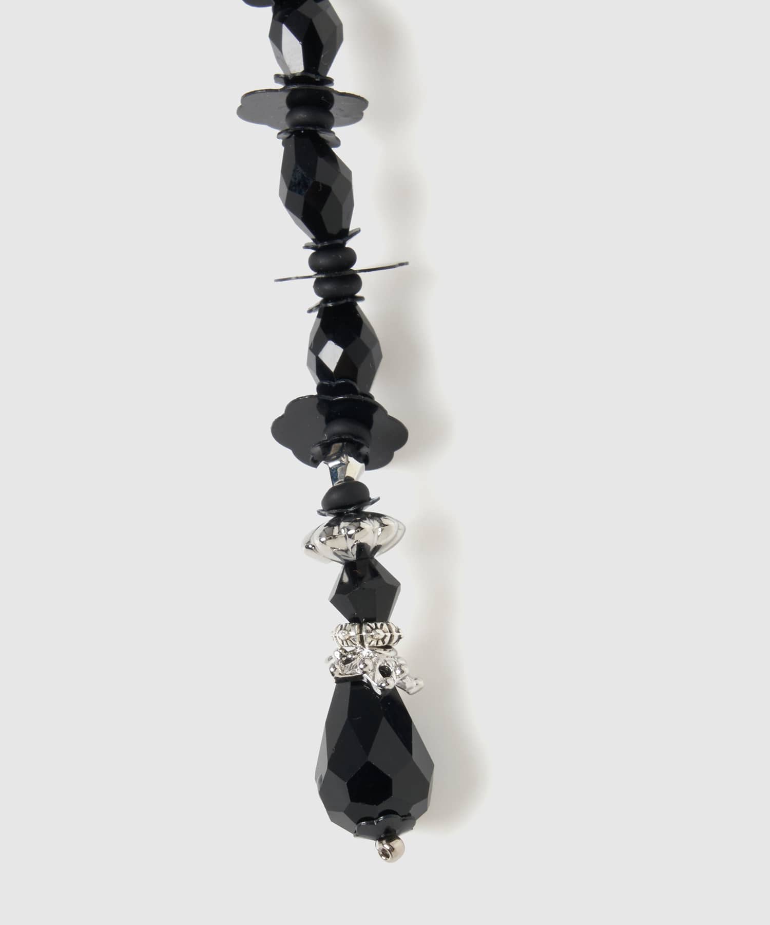 black beads ribbon clip tanakadaisuke