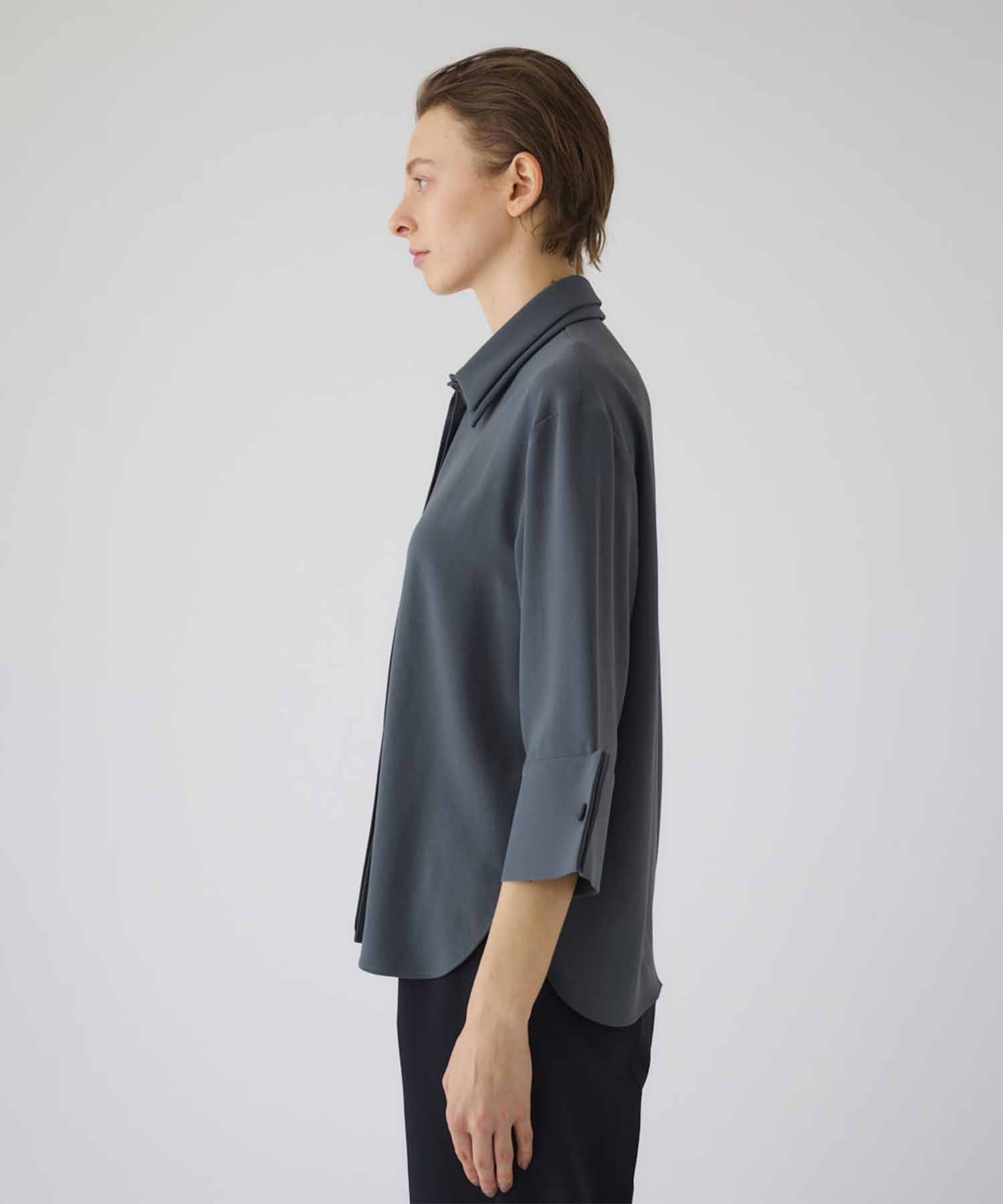 W-collar classical blouse RIM.ARK