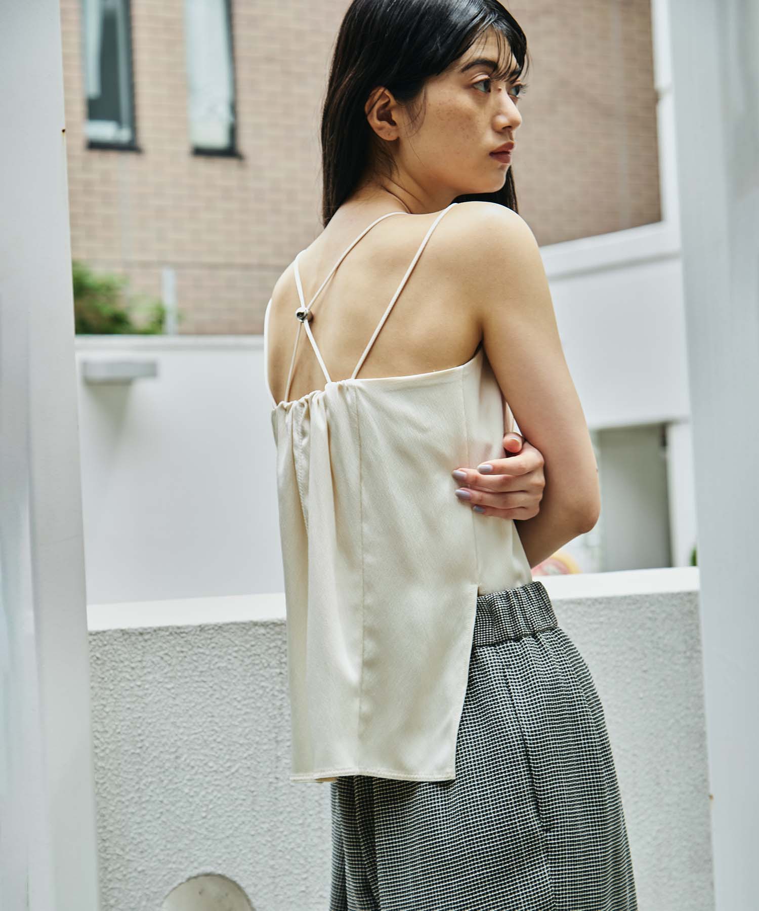 Stretch Satin Padded Camisole 