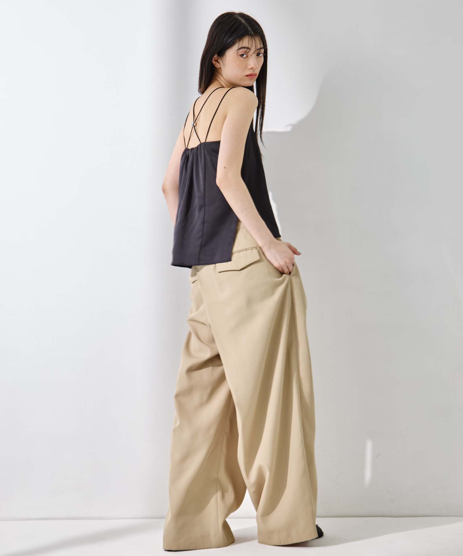 Stretch Satin Padded Camisole 